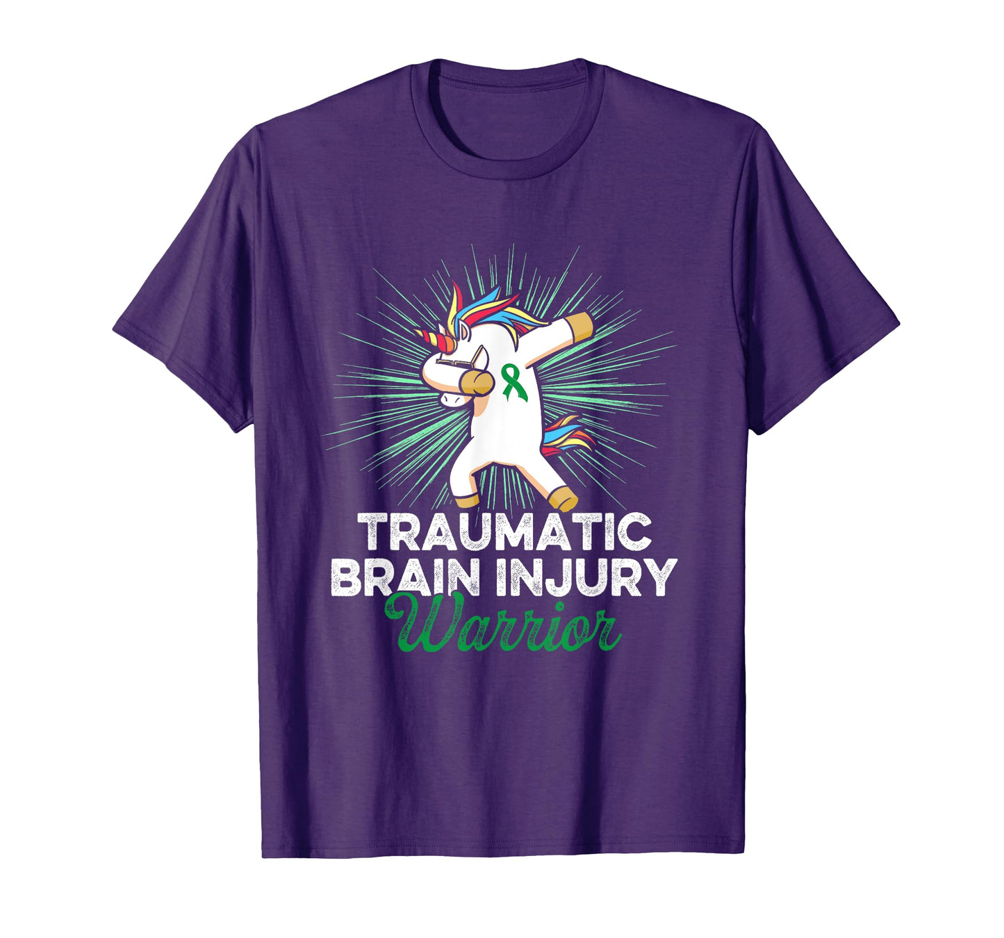 Traumatic Brain Injury Survivor Unicorn TBI Warrior T-Shirt