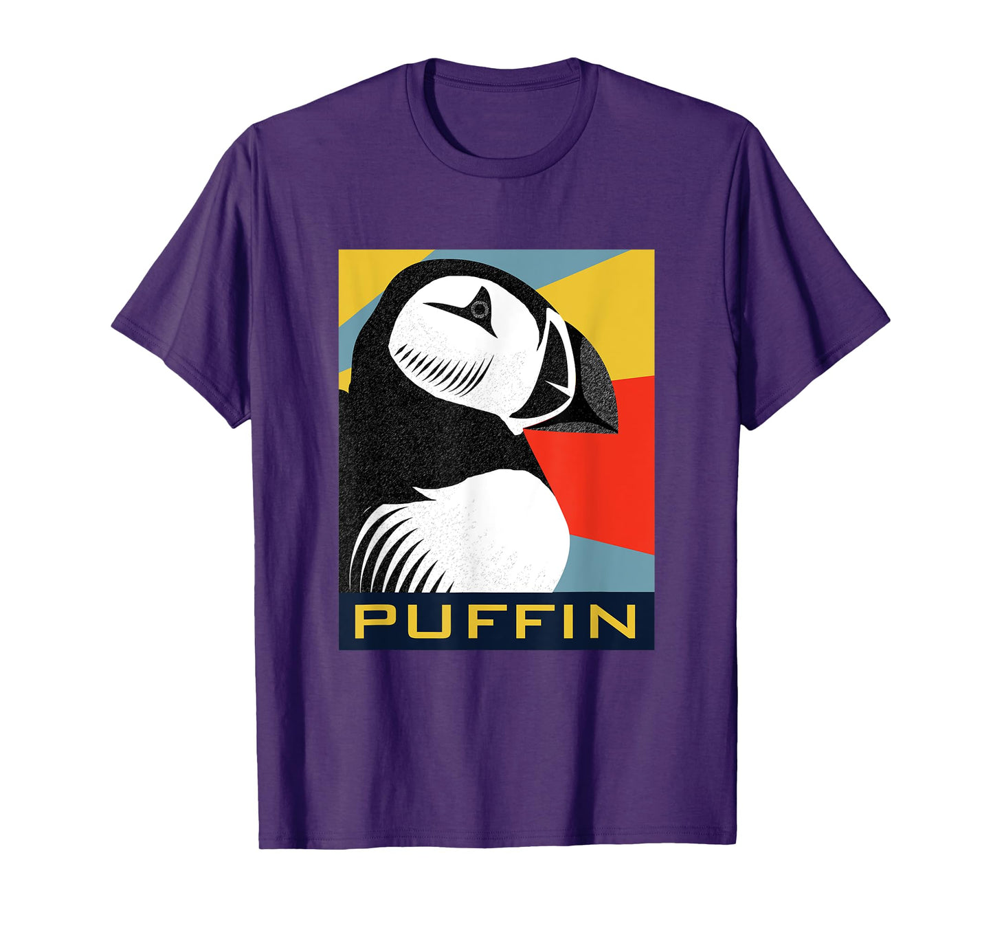 Vintage Retro Silhouette Puffin T-Shirt