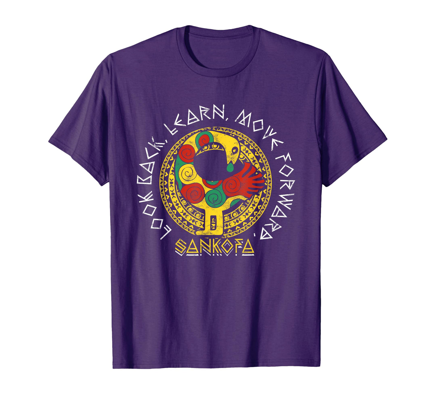 Sankofa Black History Month Adinkra Ghana T-Shirt
