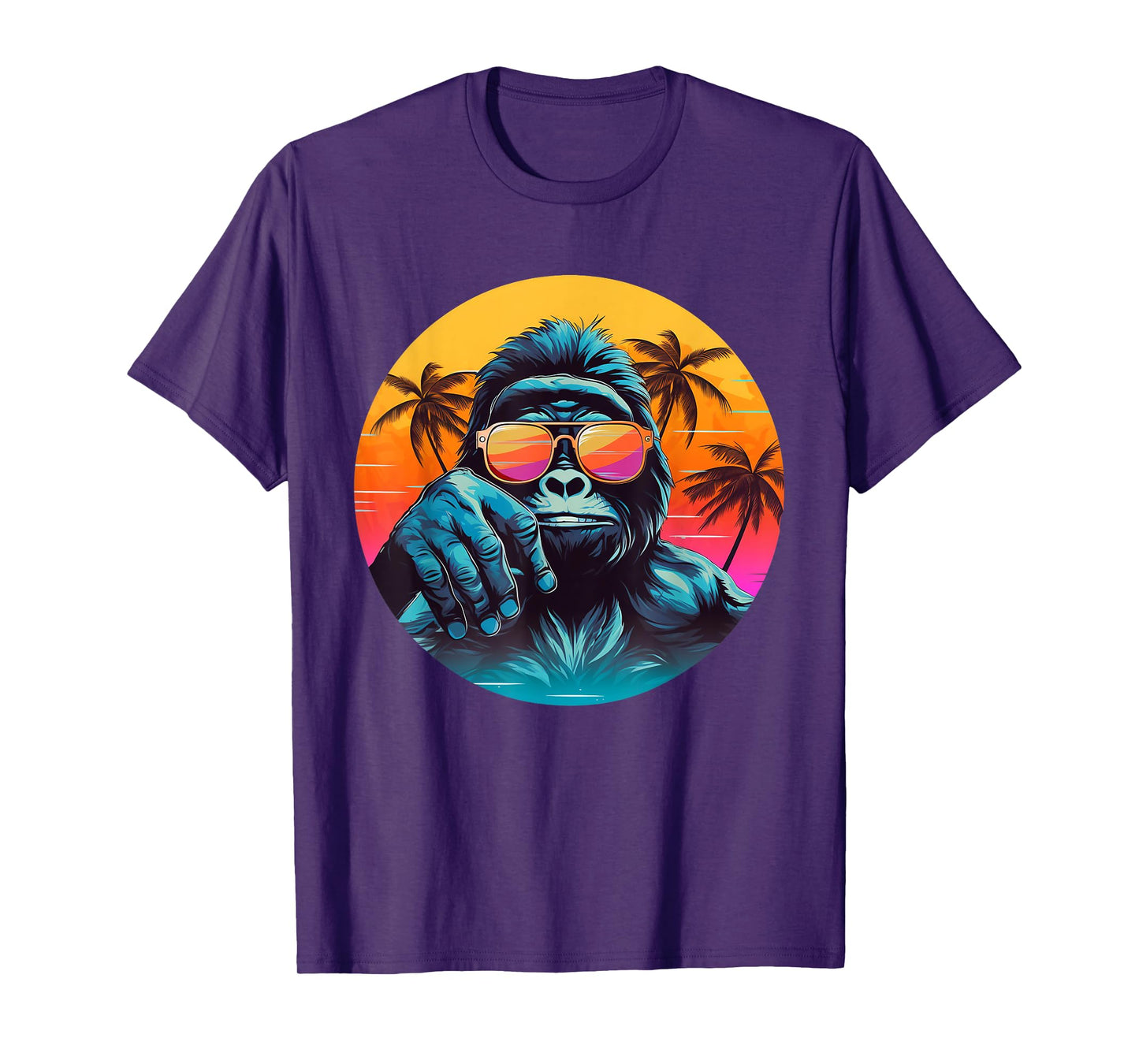 Aesthetic Gorilla I Retro Gorilla T-Shirt
