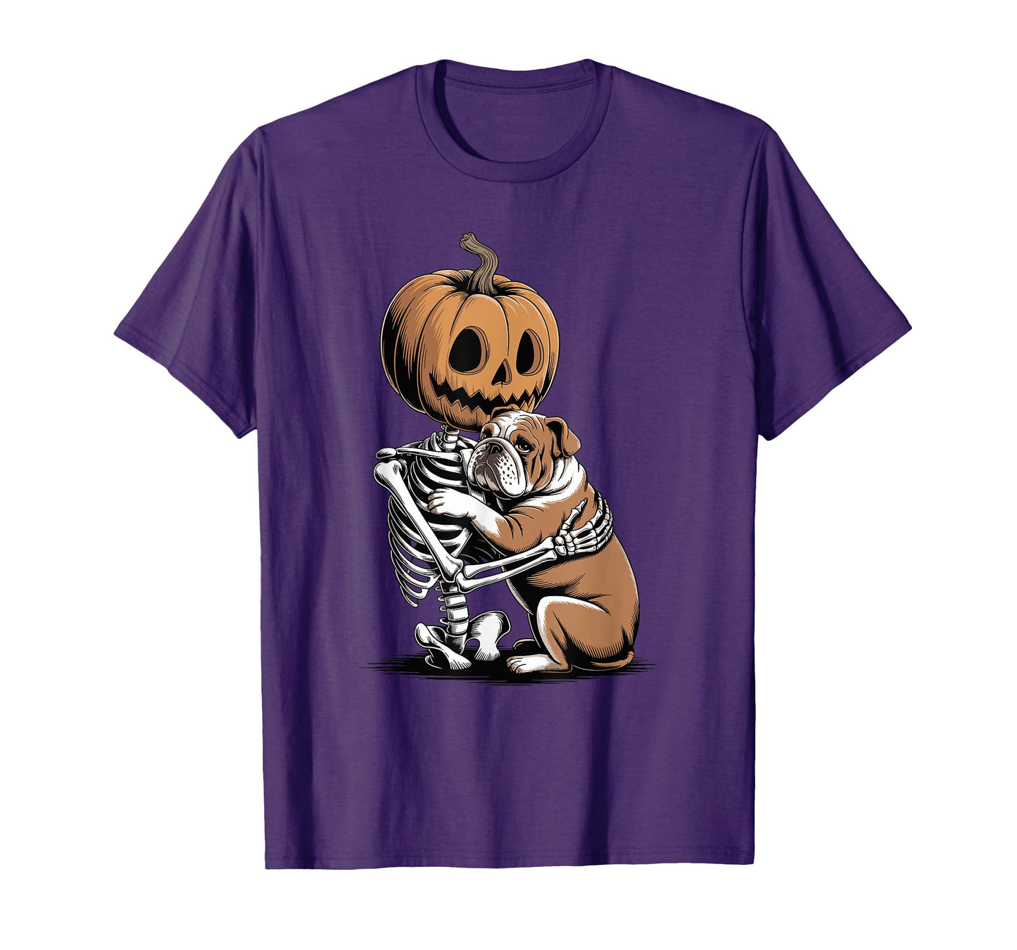 Halloween Skeleton English Bulldog Bulldogs T-Shirt