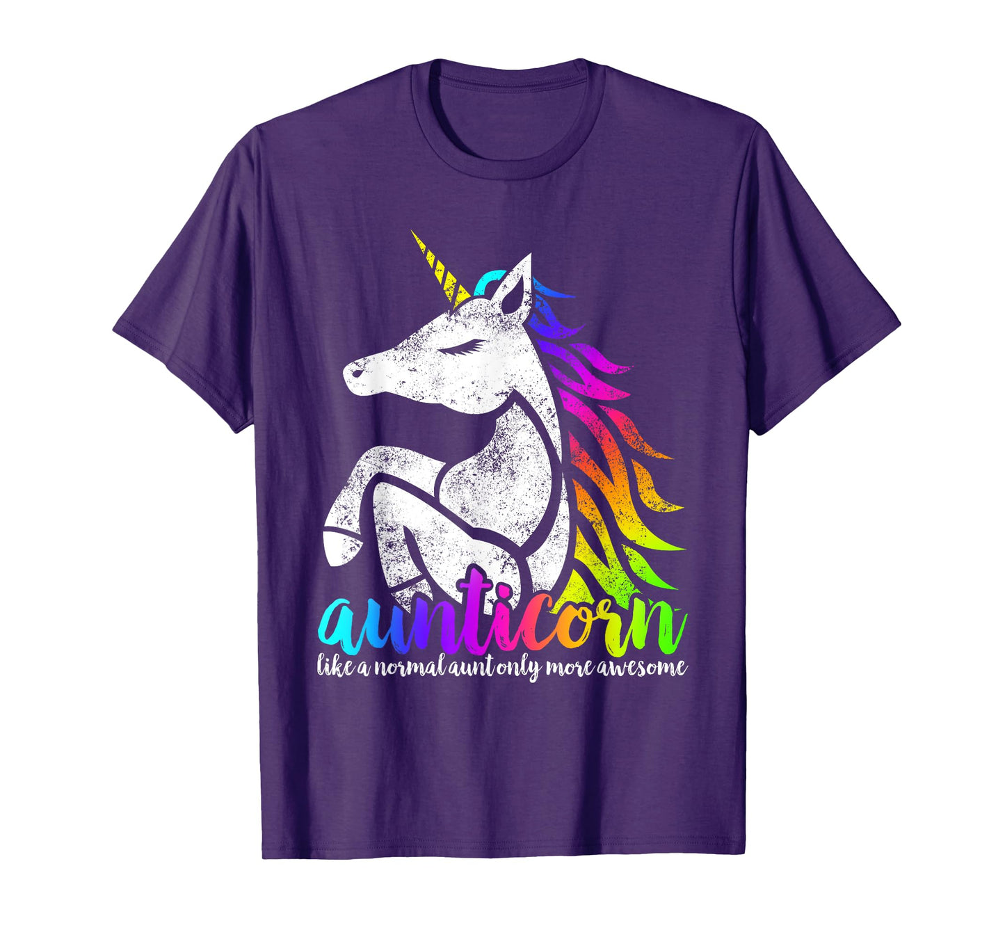 Aunticorn Like A Normal Aunt Only Awesome Tee Christmas Gift T-Shirt