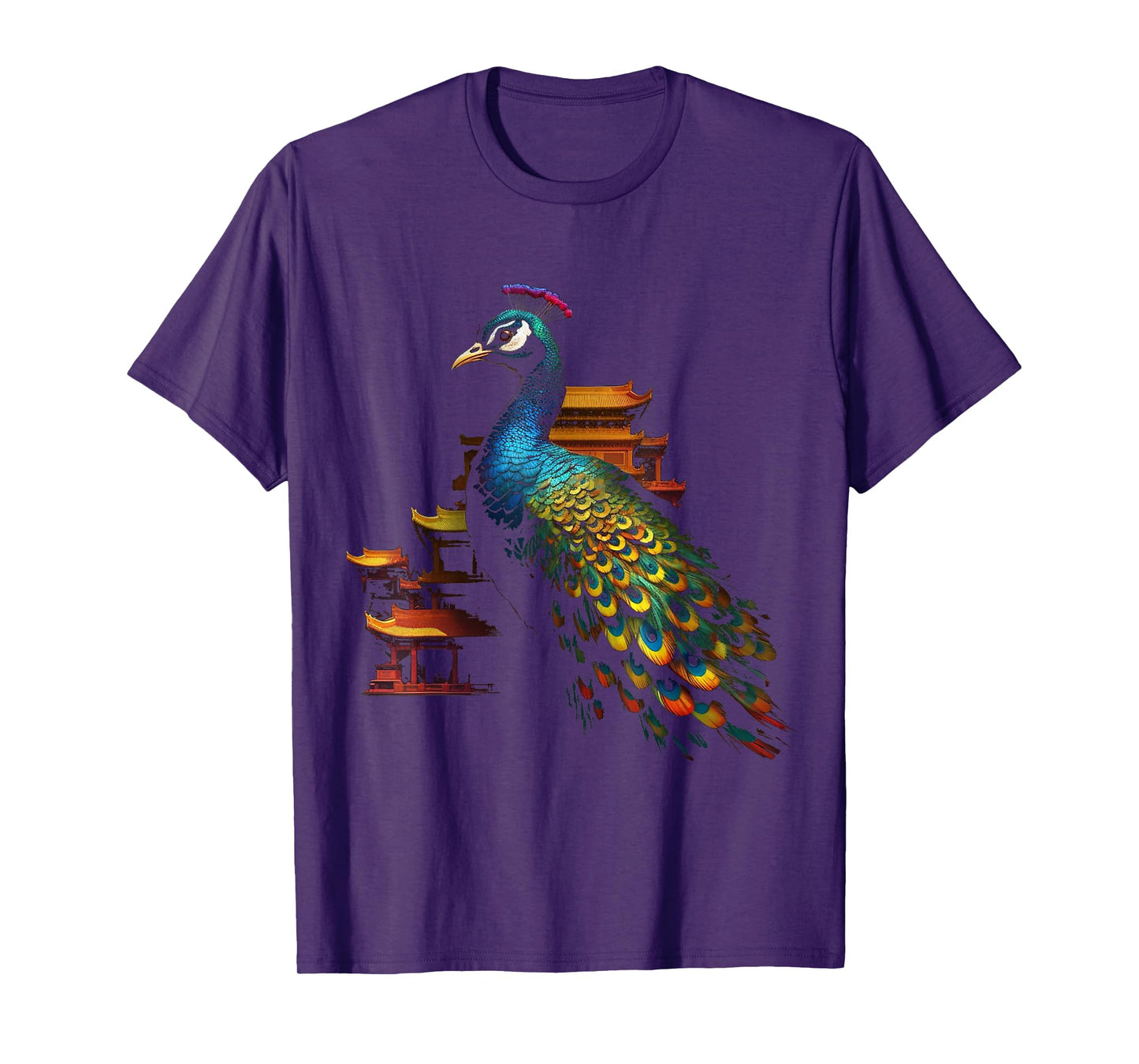 Peacock Architecture Art - Animal Bird Peacock T-Shirt