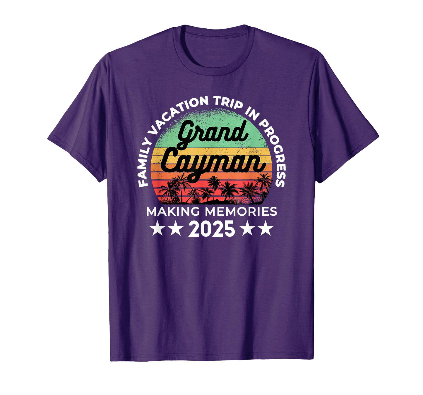 2025 Family Vacation Grand Cayman Trip in Progress Traveler T-Shirt
