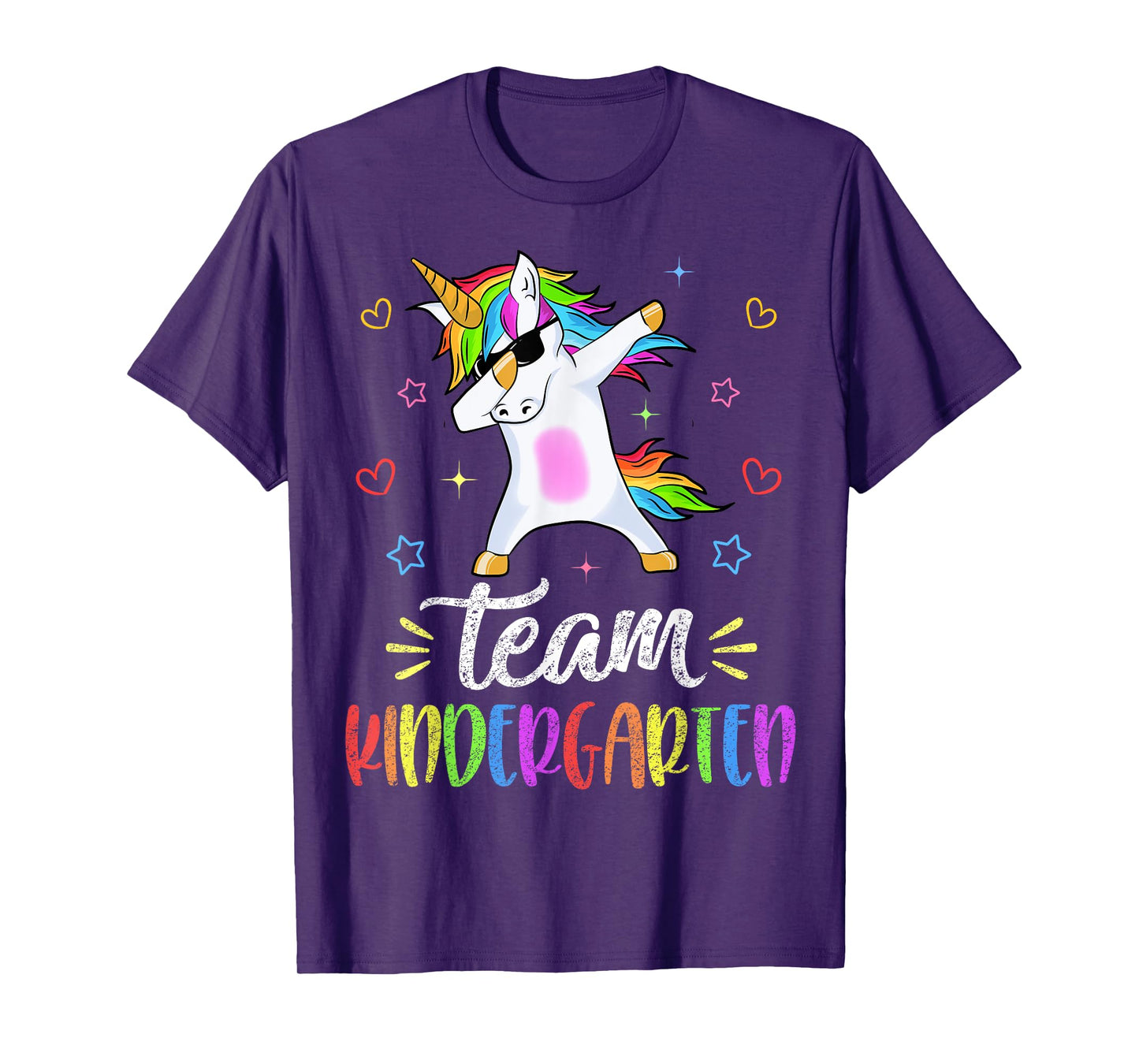 Team Kindergarten Unicorn Dab Teacher Back To School Gift T-Shirt