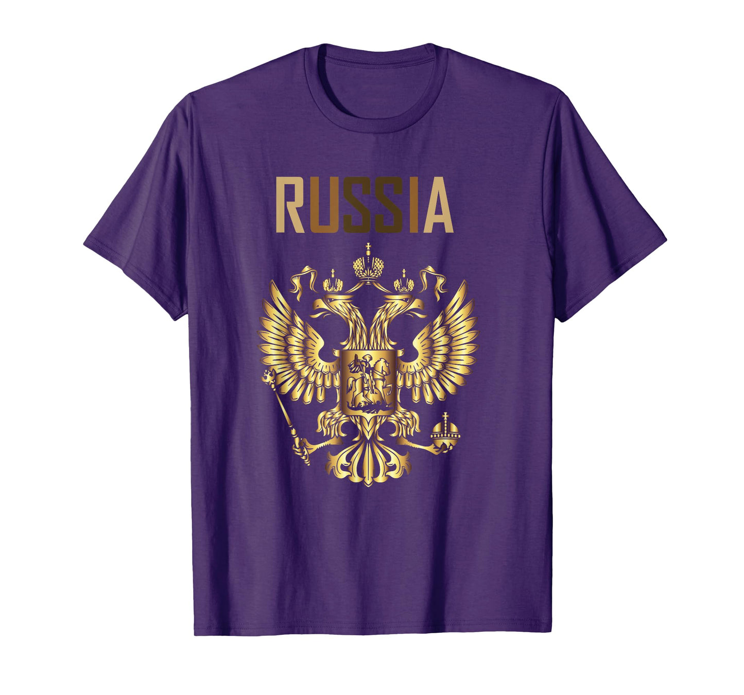 Russia Emblem T-Shirt | Russian Eagle Tee | Russian Flag T-Shirt