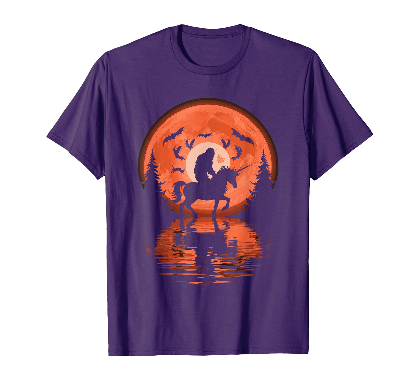 Bigfoot Riding Unicorn T-Shirt