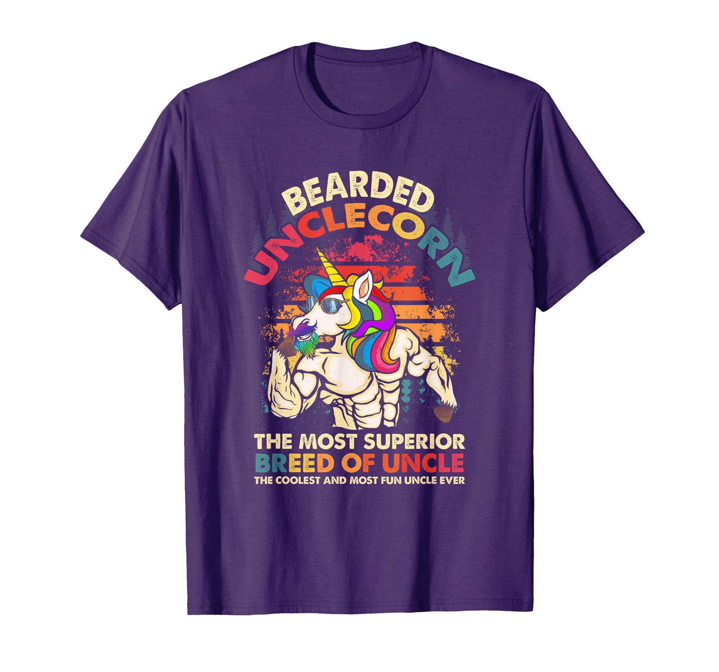 Bearded Unclecorn The Most Superior Breed Of Uncle Unicorn T-Shirt