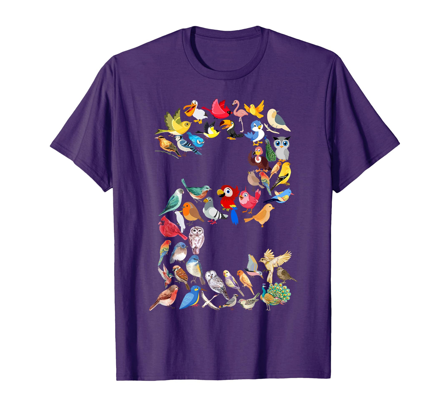 Toddler 2nd Birthday Birds Themed 2 Year Old Kids Bird Lover T-Shirt