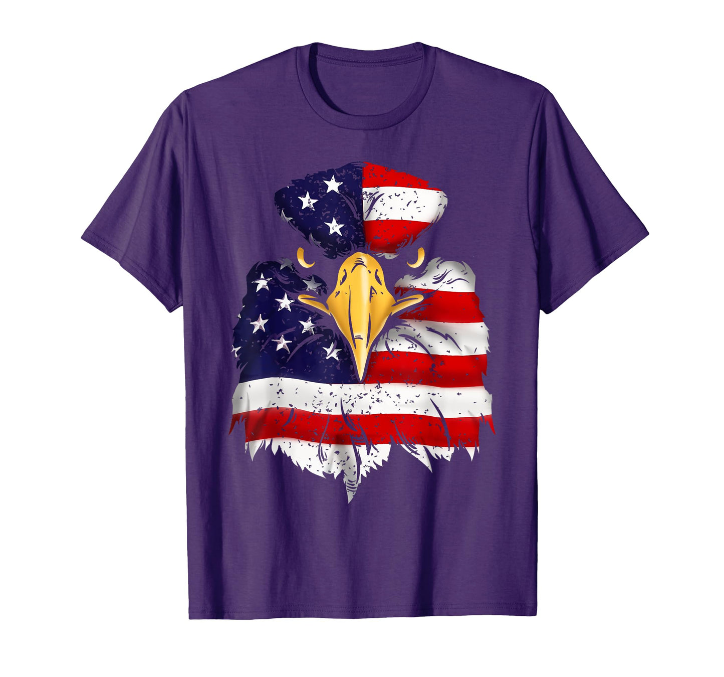 Bald Eagle 4th of July American Flag Patriotic Freedom USA T-Shirt