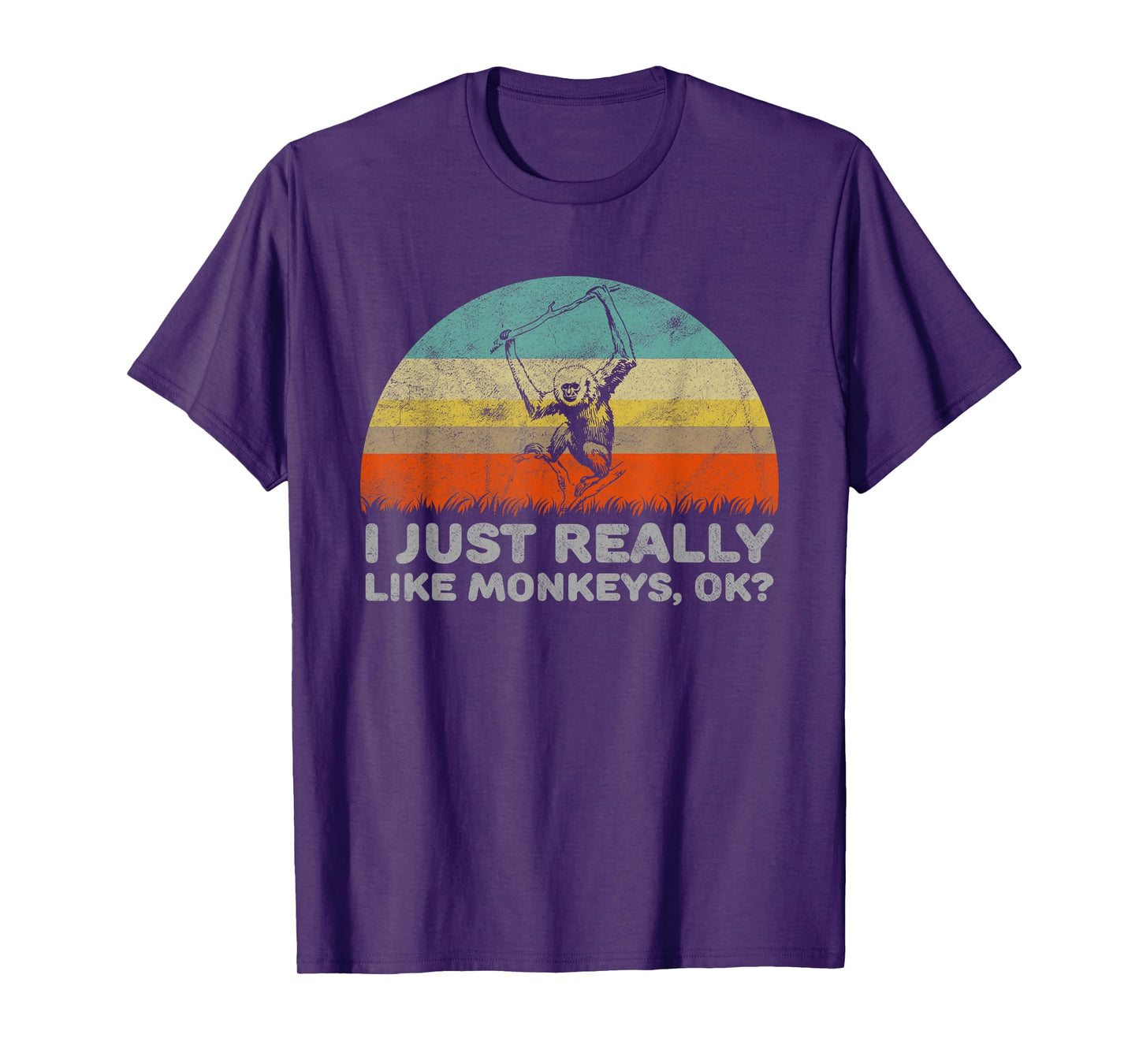 Funny I Just Really Like Monkeys OK T-Shirt T-Shirt
