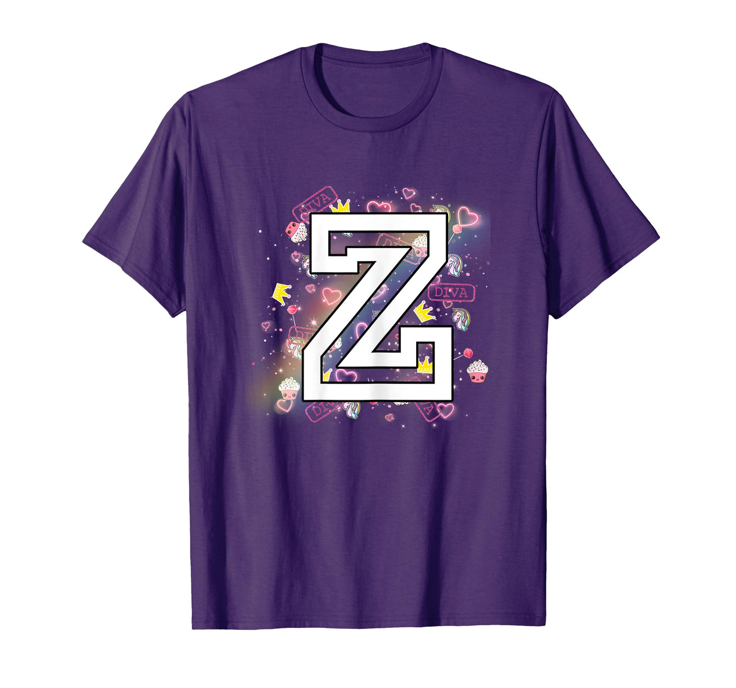 Kids Letter Z Clothing For a Girl Who's Name Starts With Z T-Shirt
