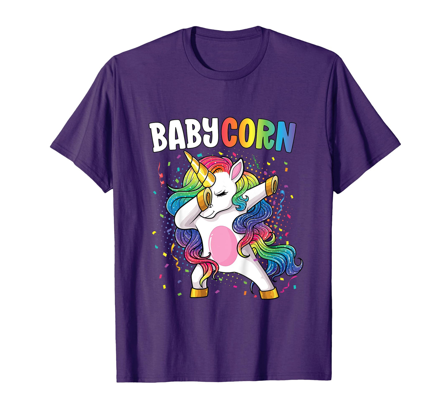 Babycorn Kids Unicorn Birthday Dabbing Unicorn Baby T-Shirt