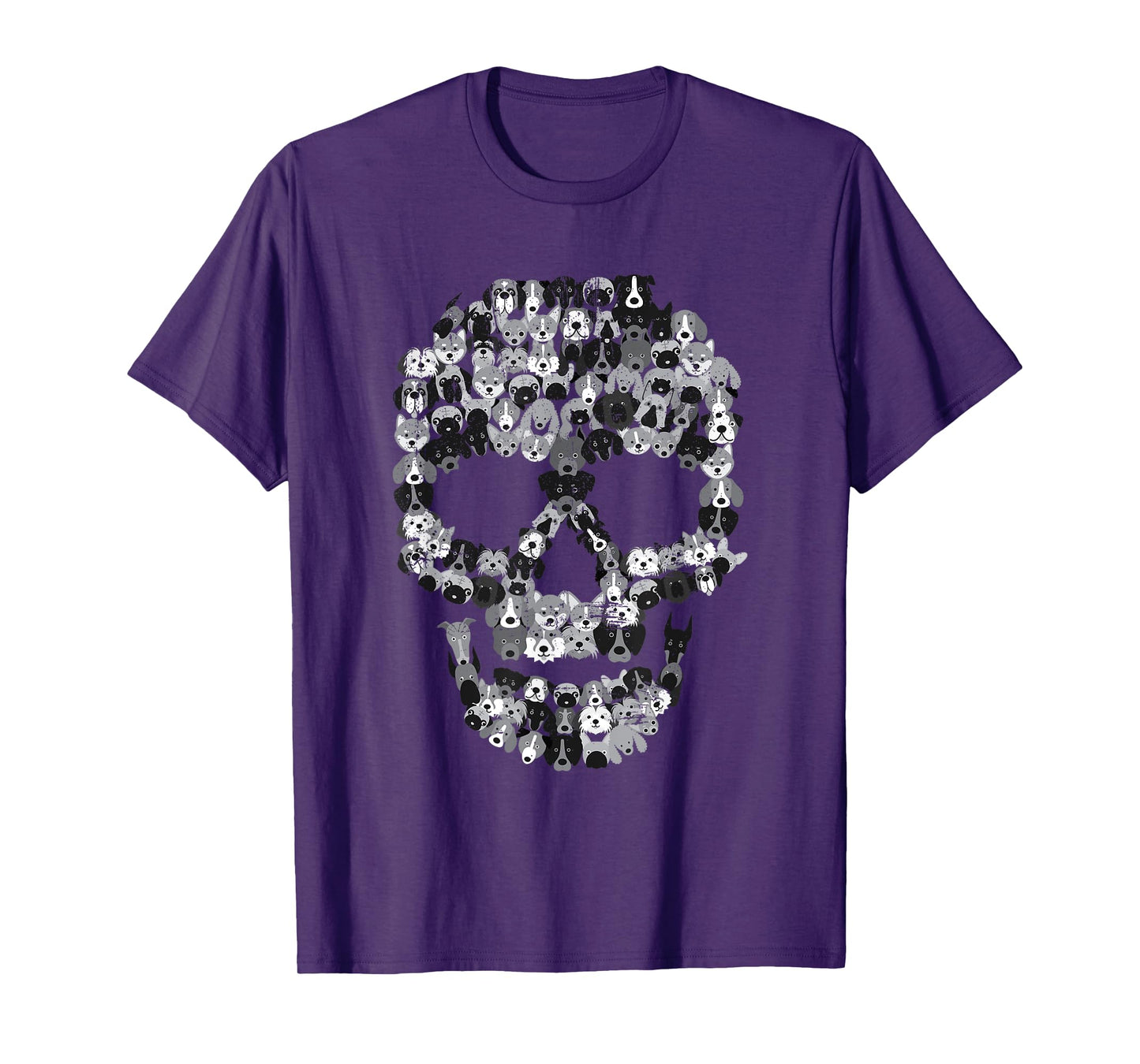 Dog Skull - Creepy Puppy Skeleton - Halloween Party Outfit T-Shirt for Men Women Kids