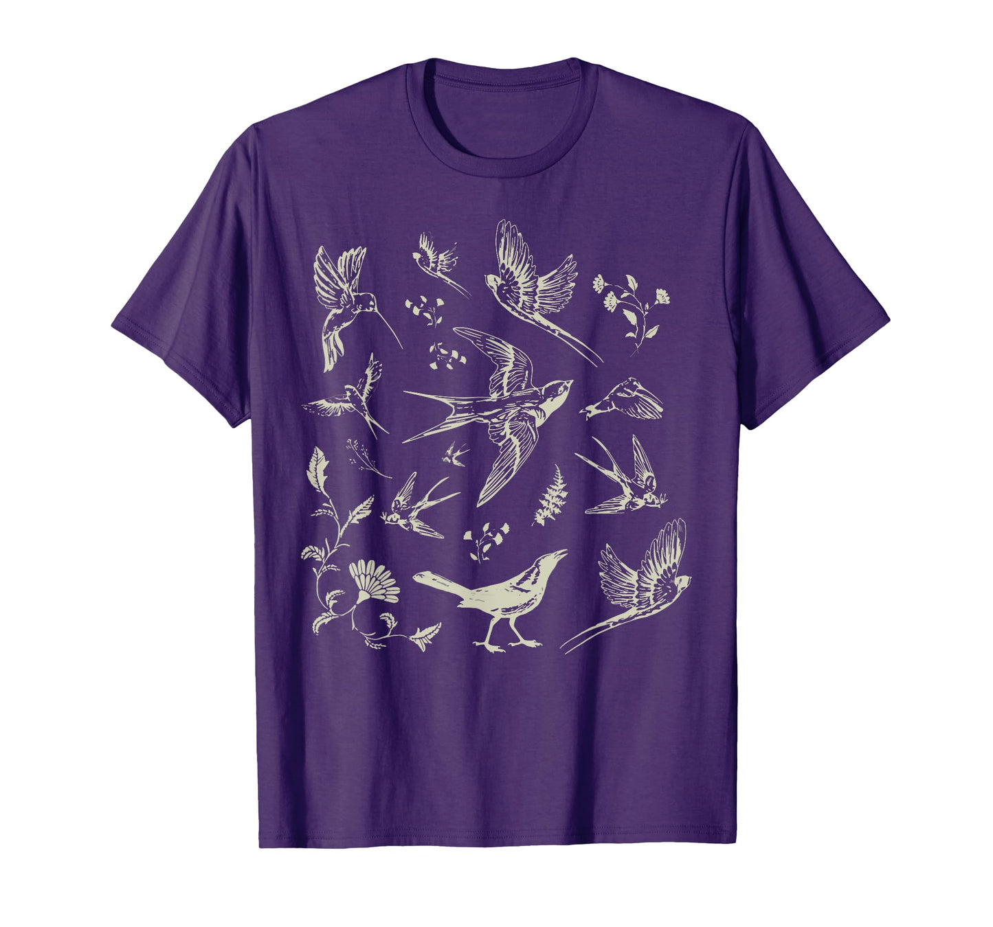 Vintage Bird Lover Birding Bird Watching Birder Bird Watcher T-Shirt