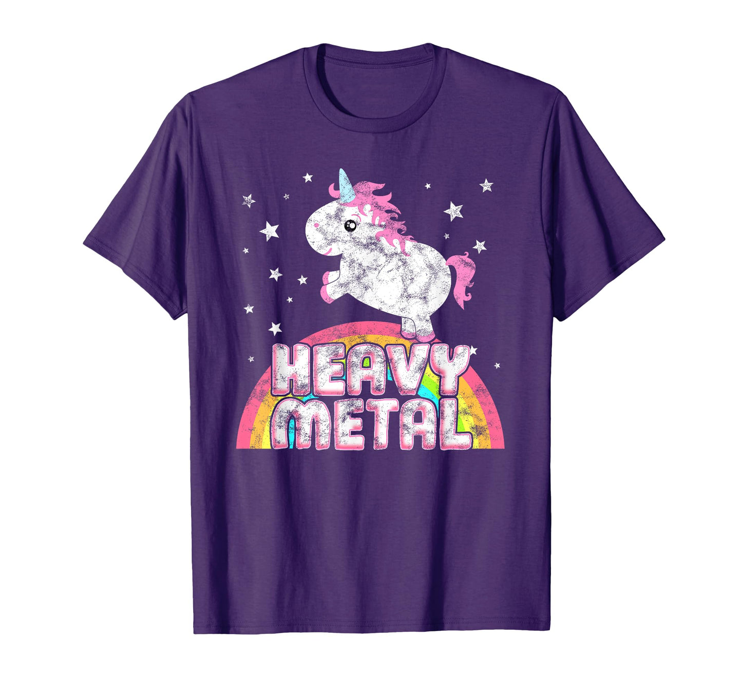 Funny Ironic Cool Unicorn Heavy Metal Music Festival T-Shirt T-Shirt