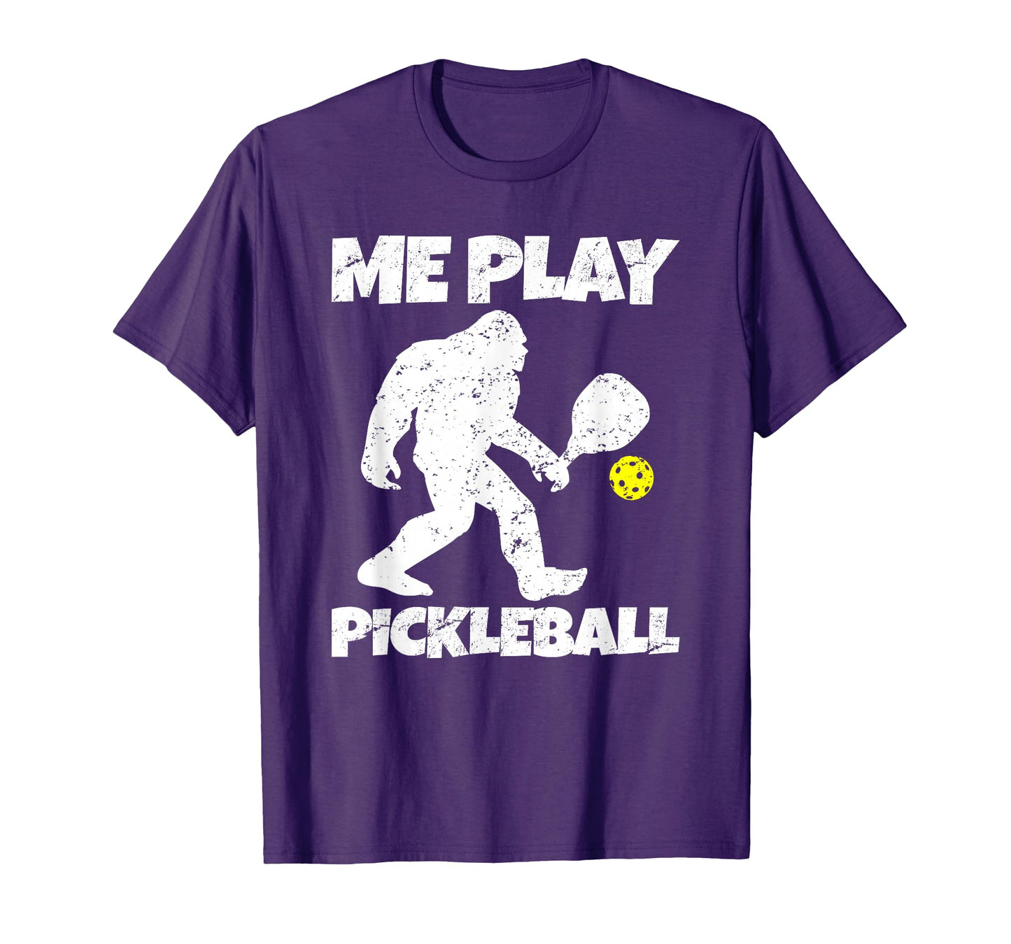 Funny Bigfoot Me Play Pickleball T-Shirt