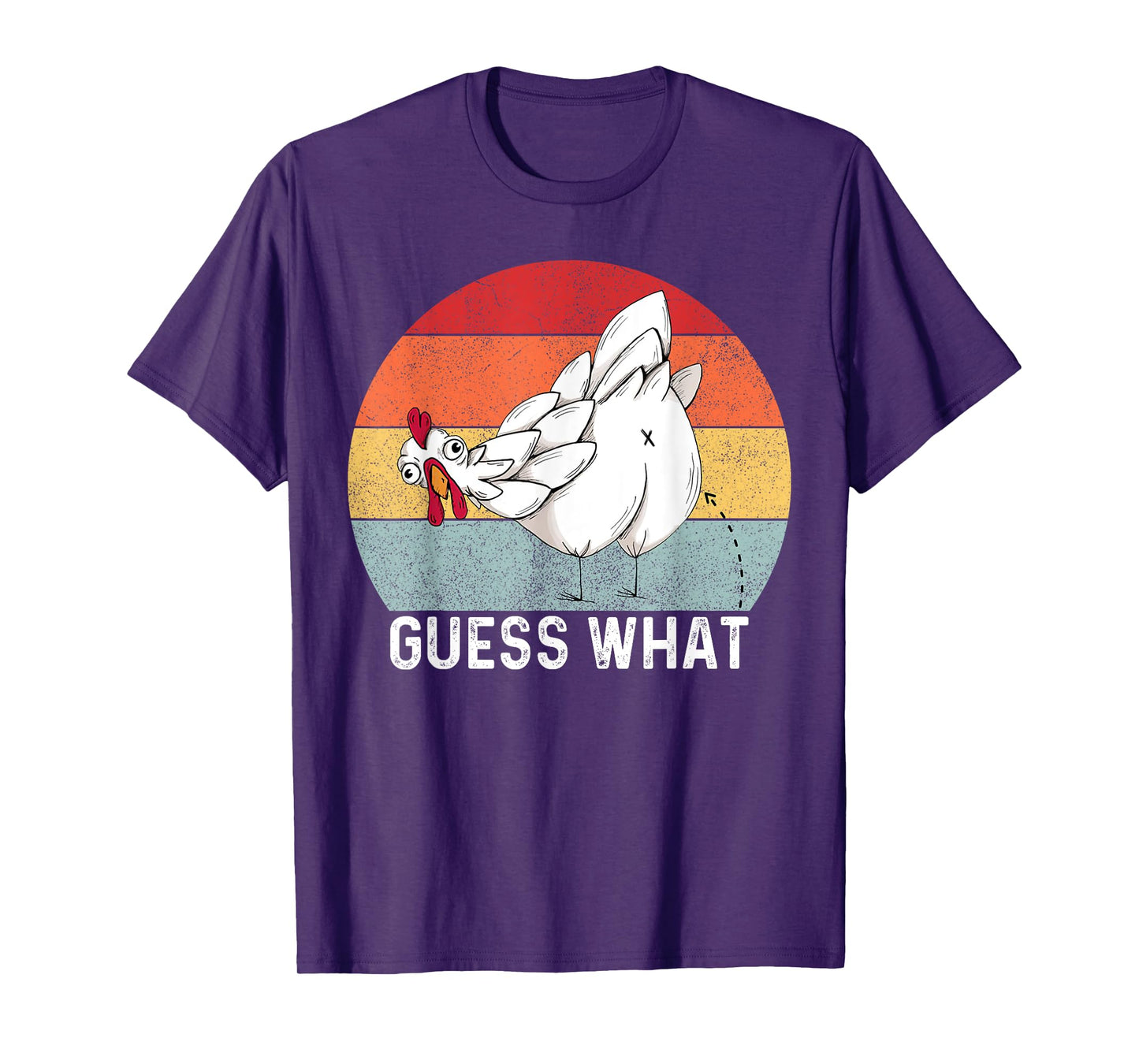 Guess What Chicken Butt Funny Chicken Meme Chicken Lovers T-Shirt