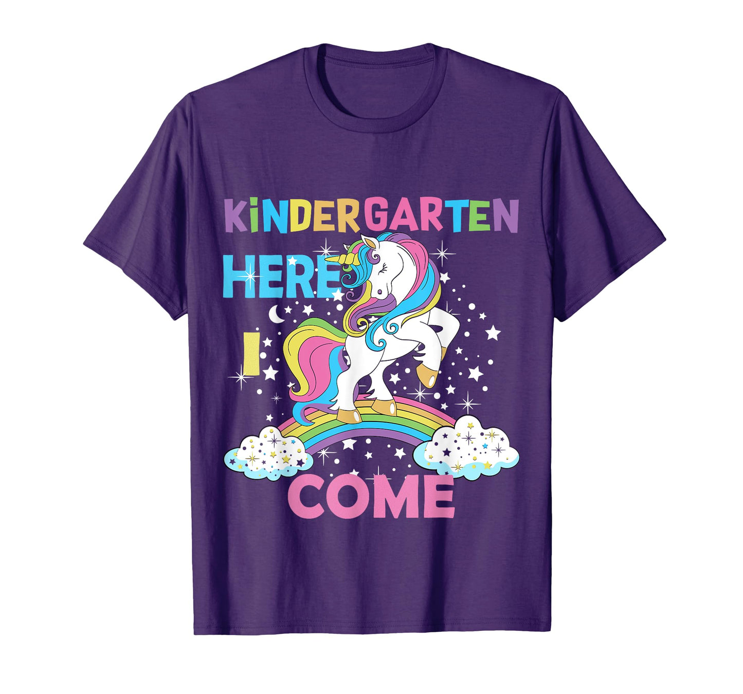 Unicorn Kindergarten Here I come School Kindergarten Girl T-Shirt