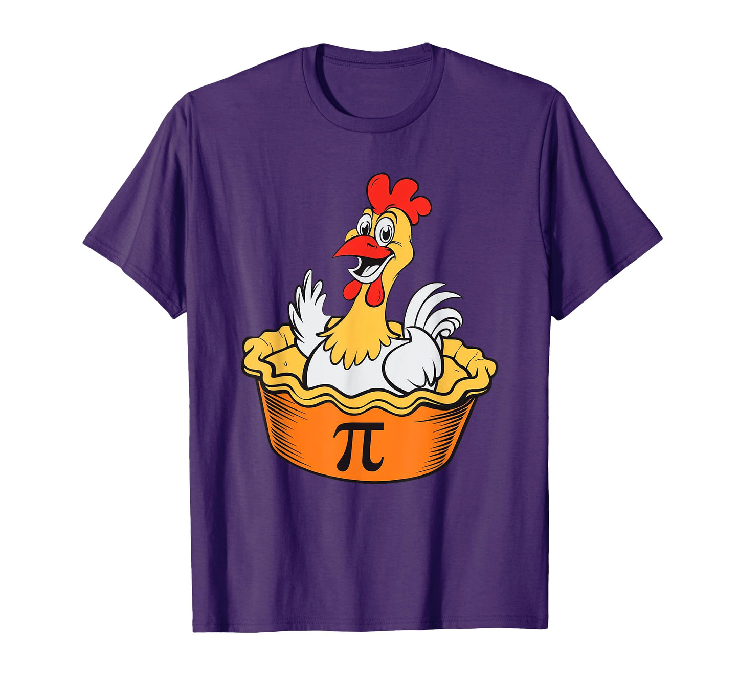 Funny Chicken Pot Pi Day Pie Math Lover Geek Gift 3.14 T-Shirt