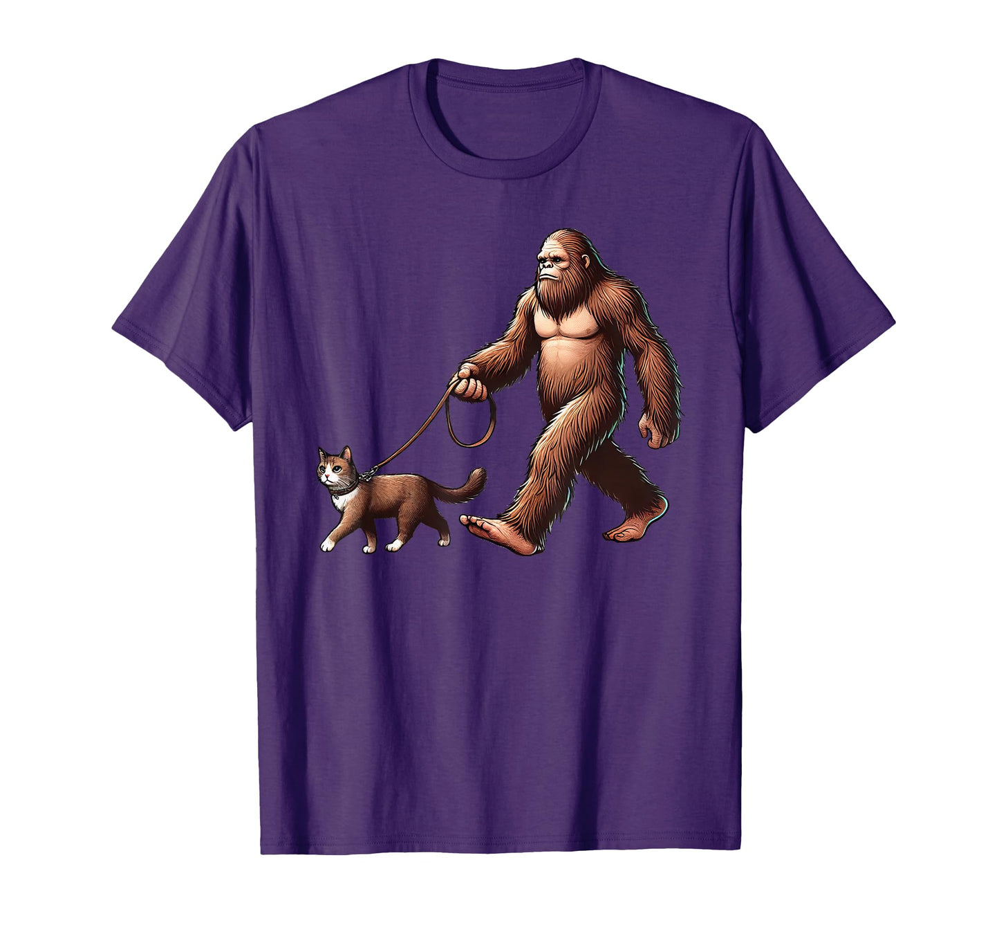 Funny Cat Bigfoot Sasquatch T-Shirt