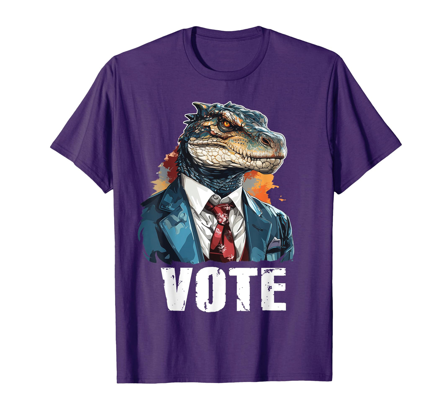 Vote - Funny Reptilian For President Election Voting Lizard T-Shirt