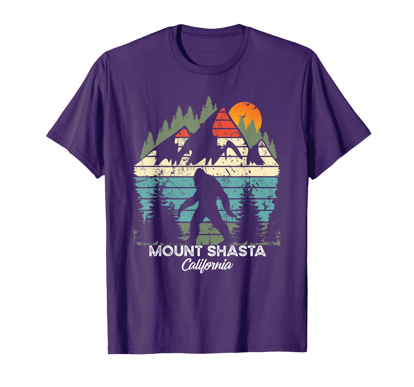 Vintage Mount Shasta California National Park Retro 80's T-Shirt