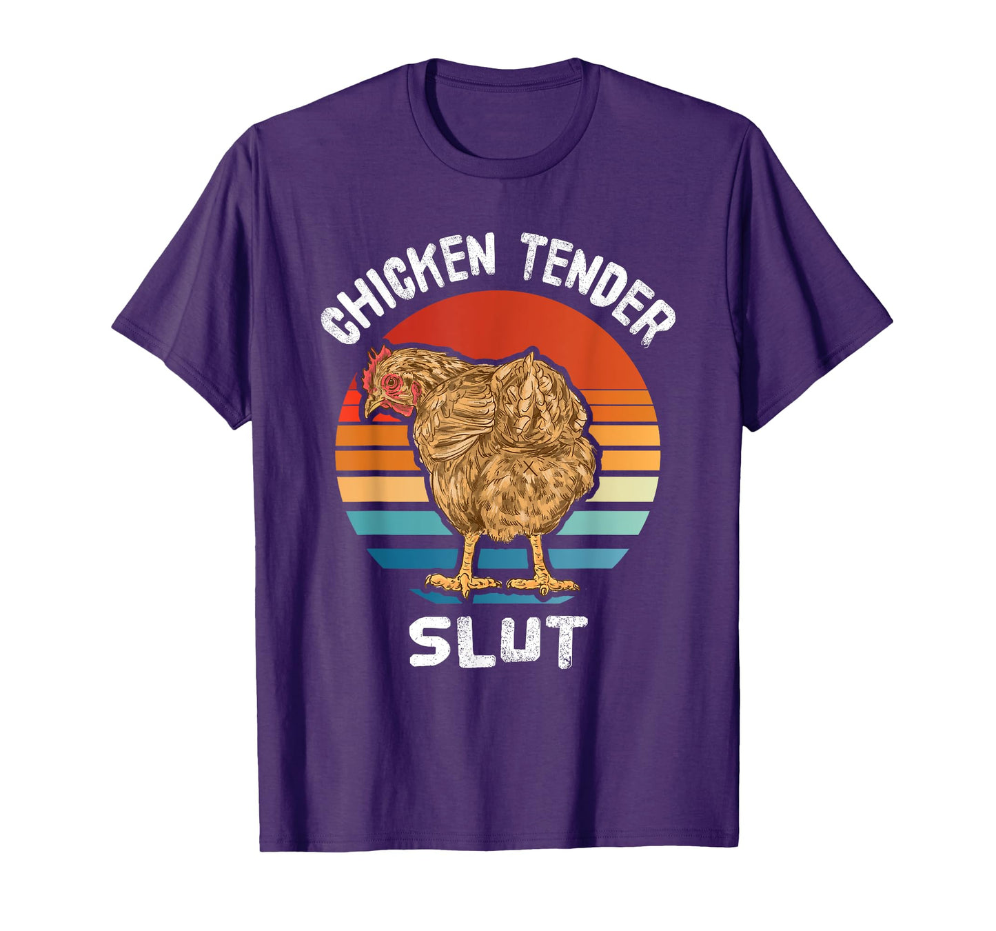 Chicken Tender Slut groovy farmer T-Shirt