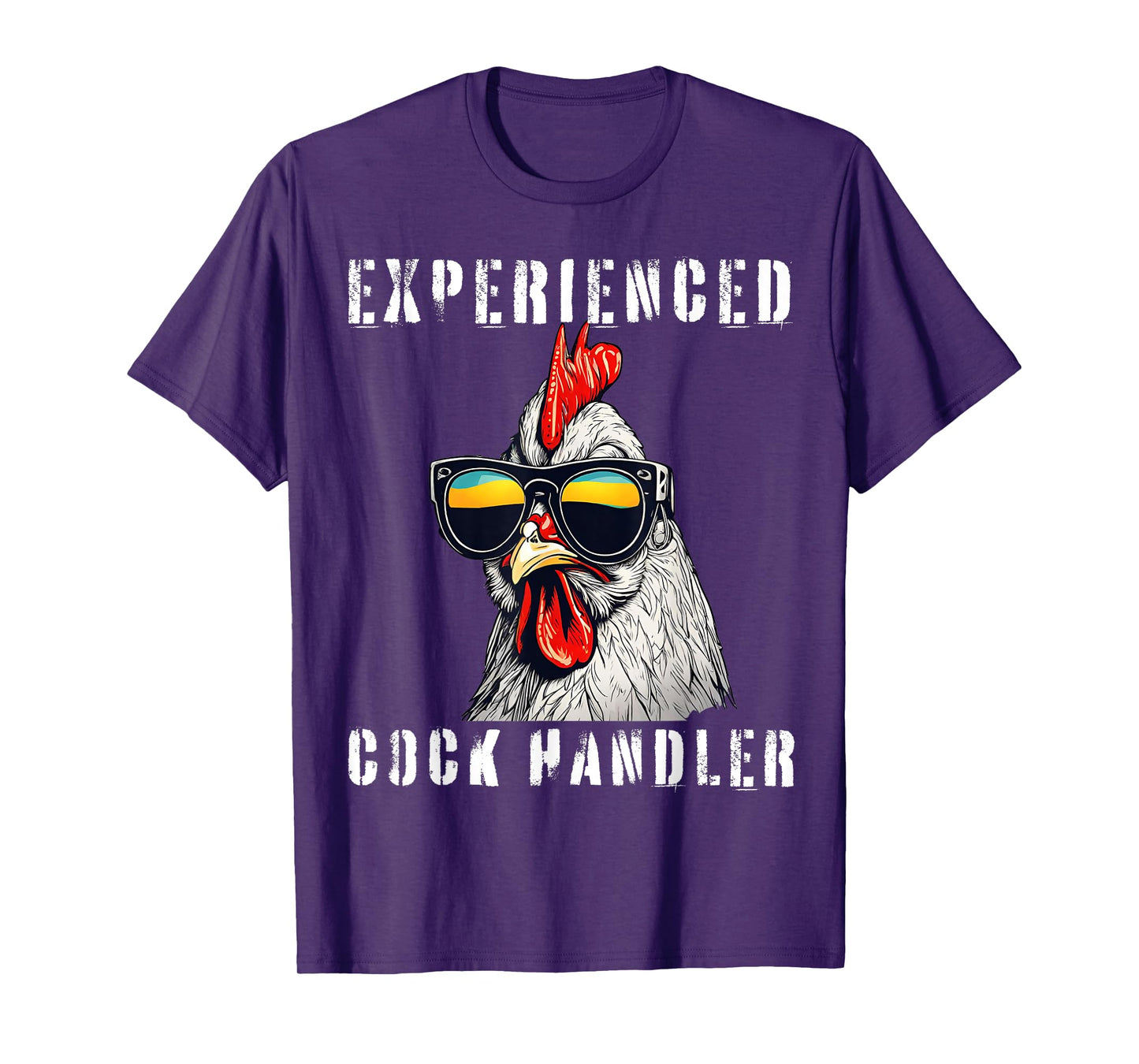 Experienced Cock Handler Funny Rooster T-Shirt