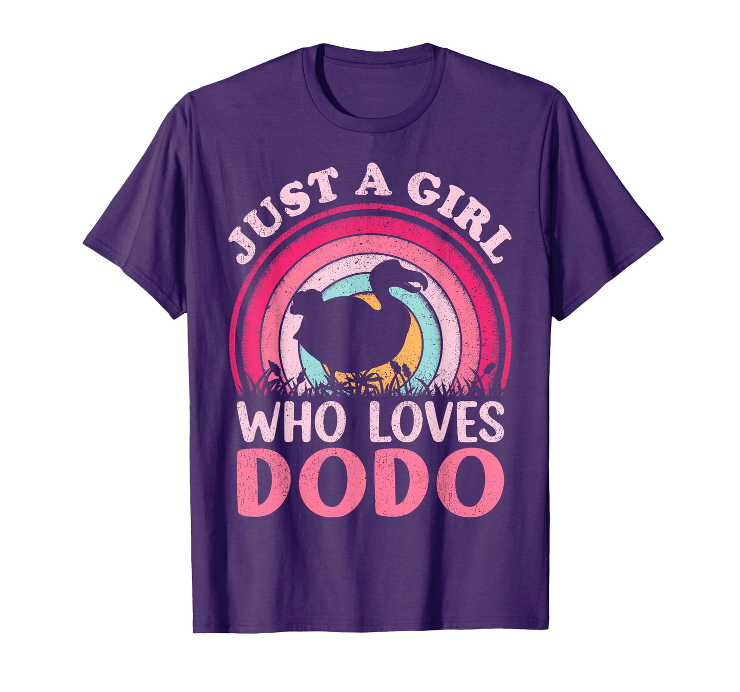 Dodo Bird Vintage Retro Just A Girl Who Loves Dodo T-Shirt