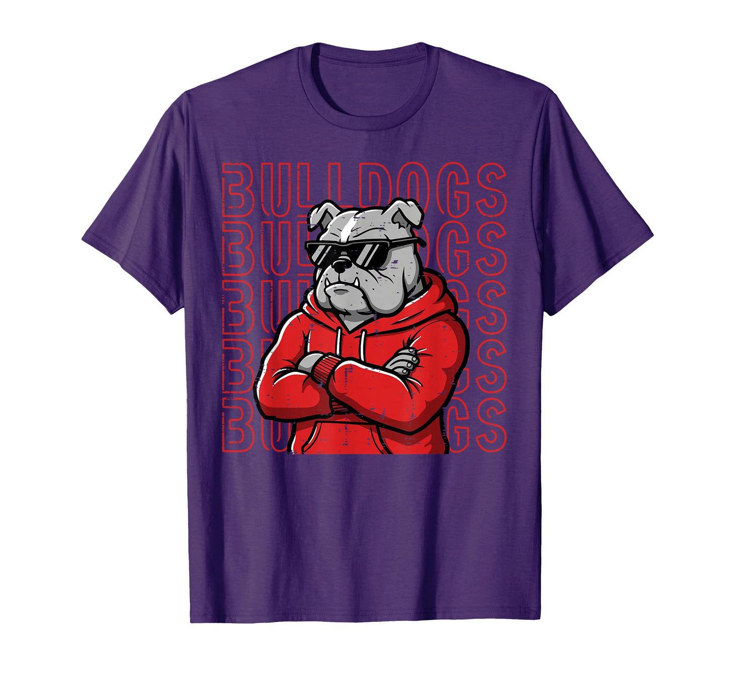 Bulldog Women Kids Boys Girls Men Youth Teen T-Shirt