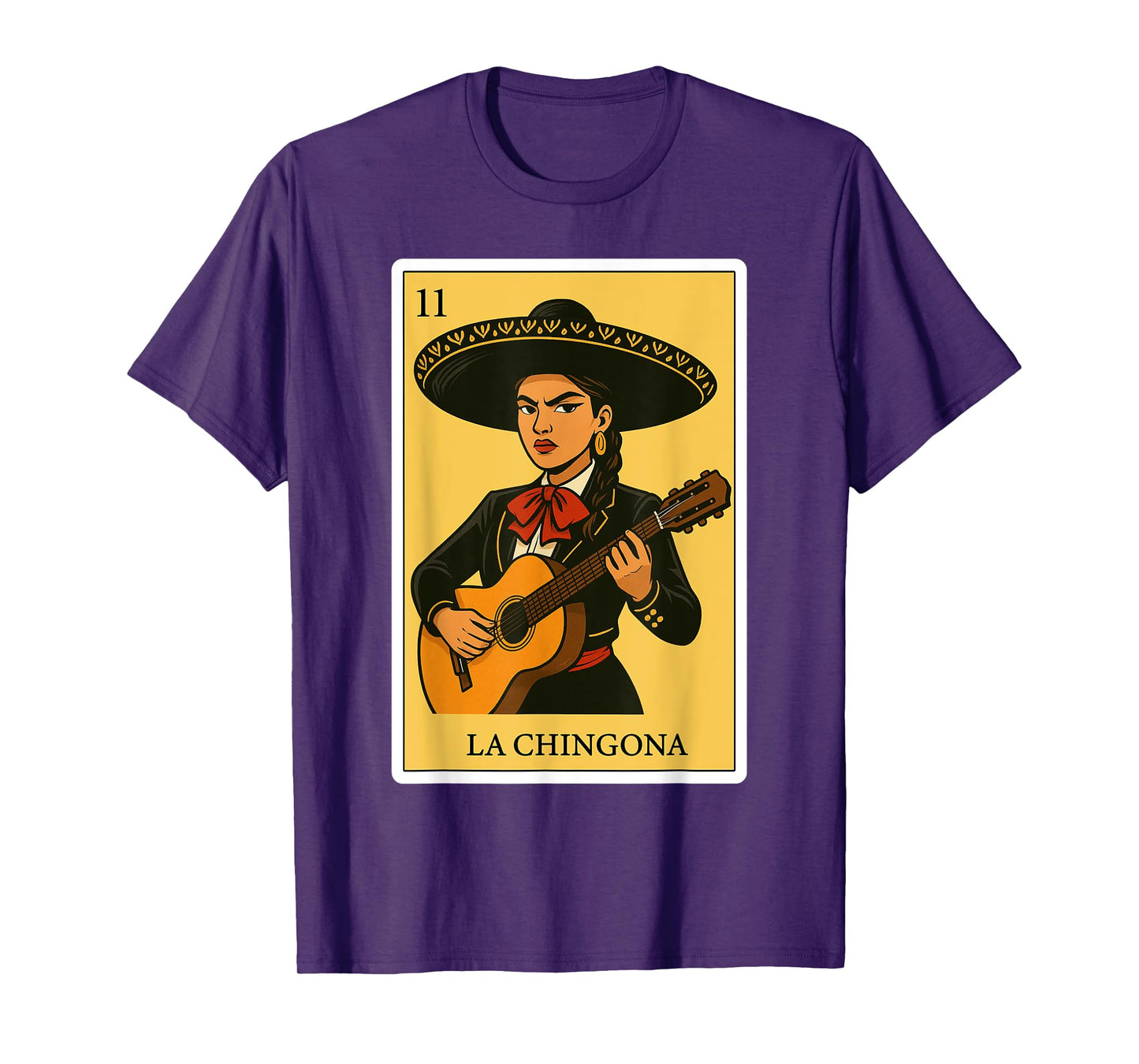 La Chingona Mariachi Funny Spanish-Mexican Bingo Women T-Shirt