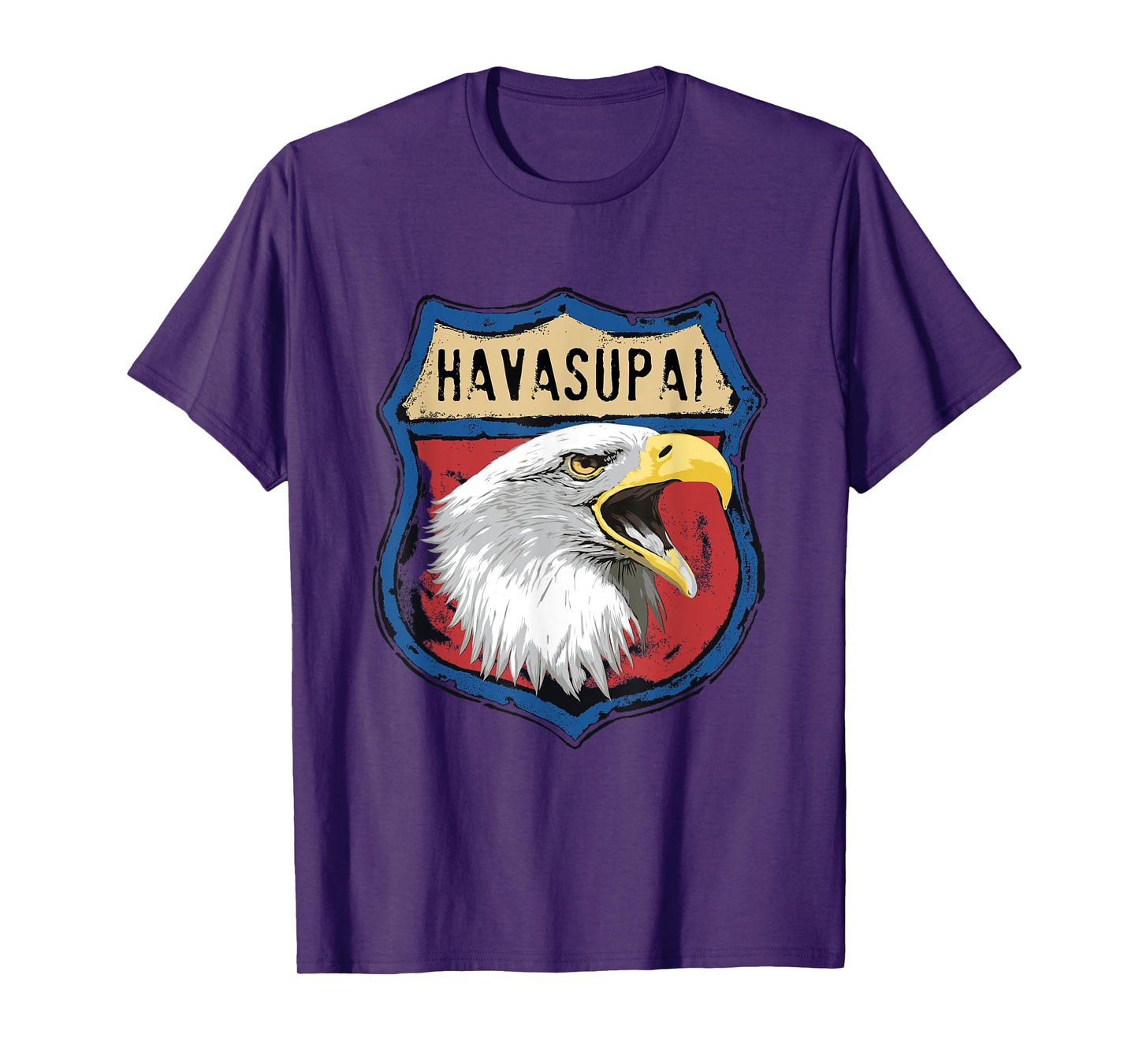 Havasupai American Indian Tribe Eagle Insterstate Badge T-Shirt