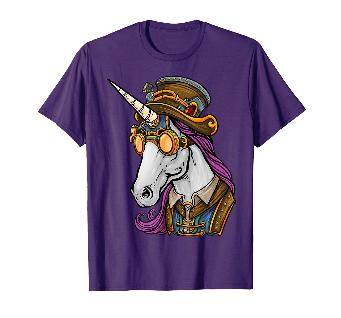 Steampunk Gothic Unicorn Mechanical Animal Unicorn Lover T-Shirt