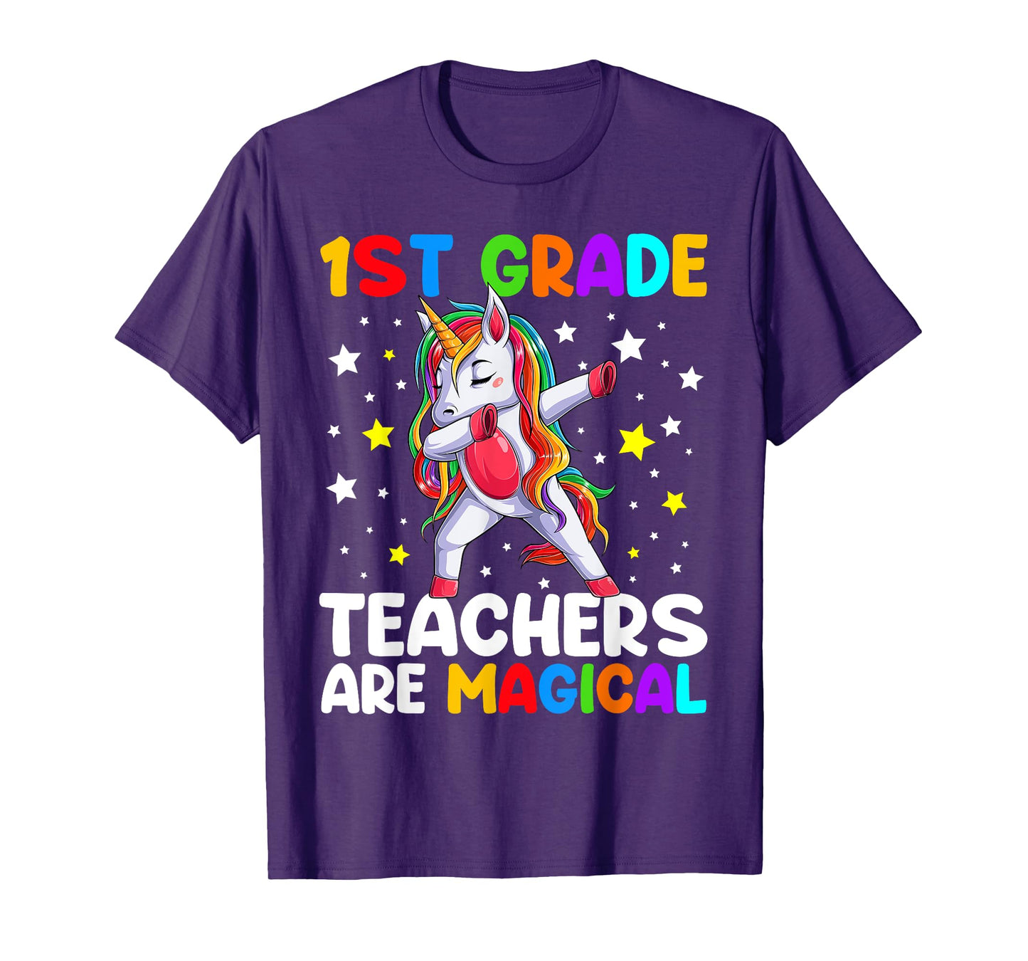 1st Grade Teachers Are Magical Unicorn Back To School T-Shirt for Men Women Kids