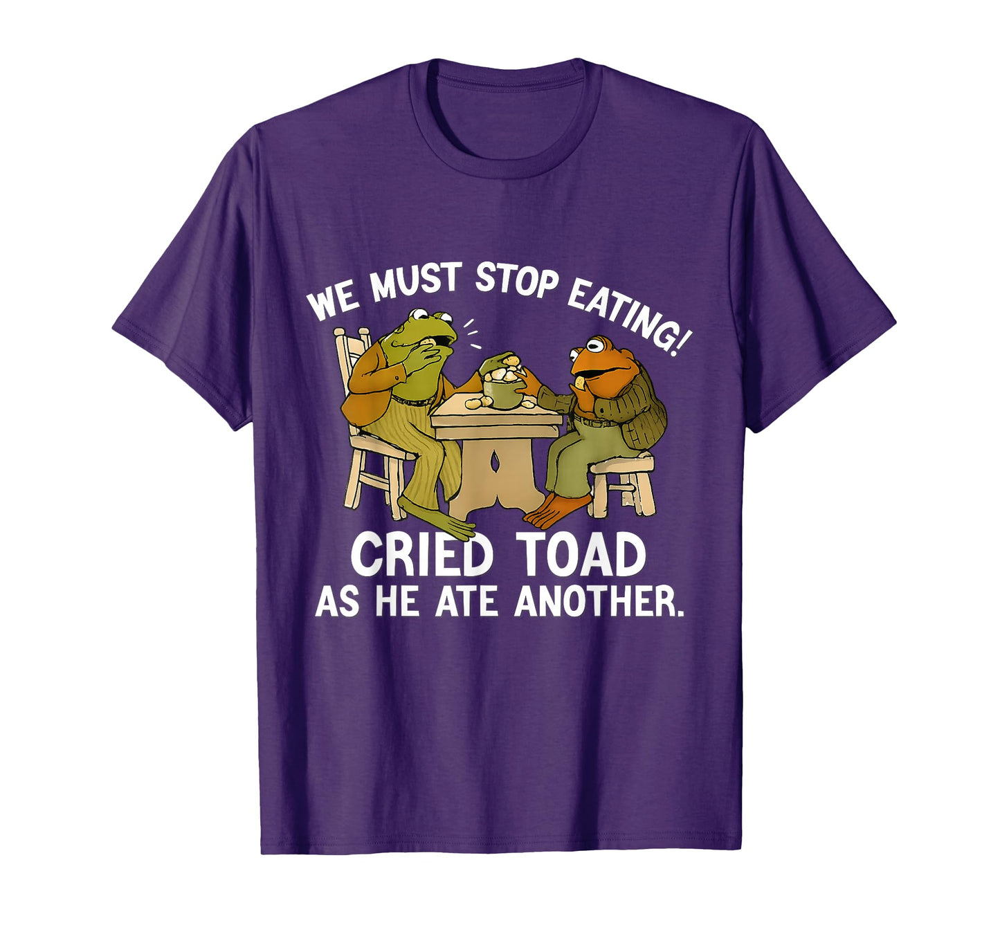 We Must Tee Stop Eating Toad As He Ate Another Frog Men Toad T-Shirt