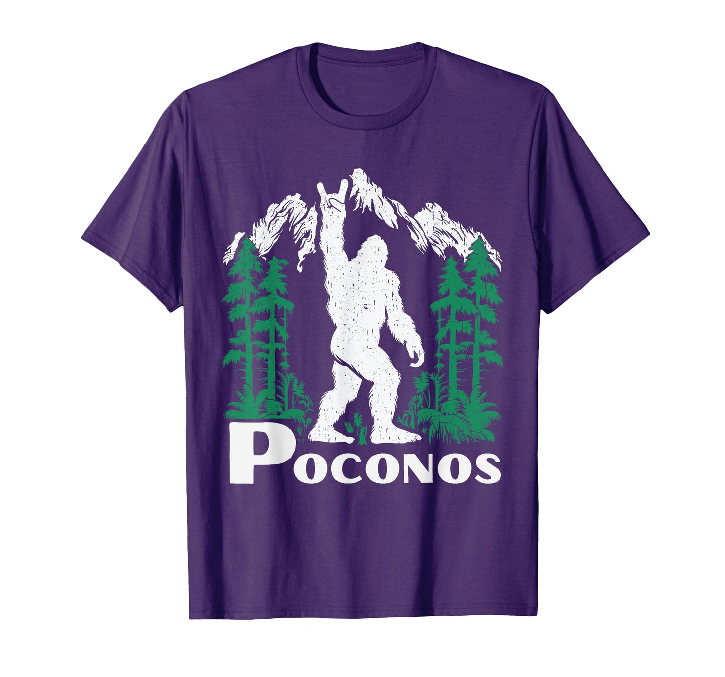 Poconos Bigfoot, Pocono Mountains, Poconos T-Shirt