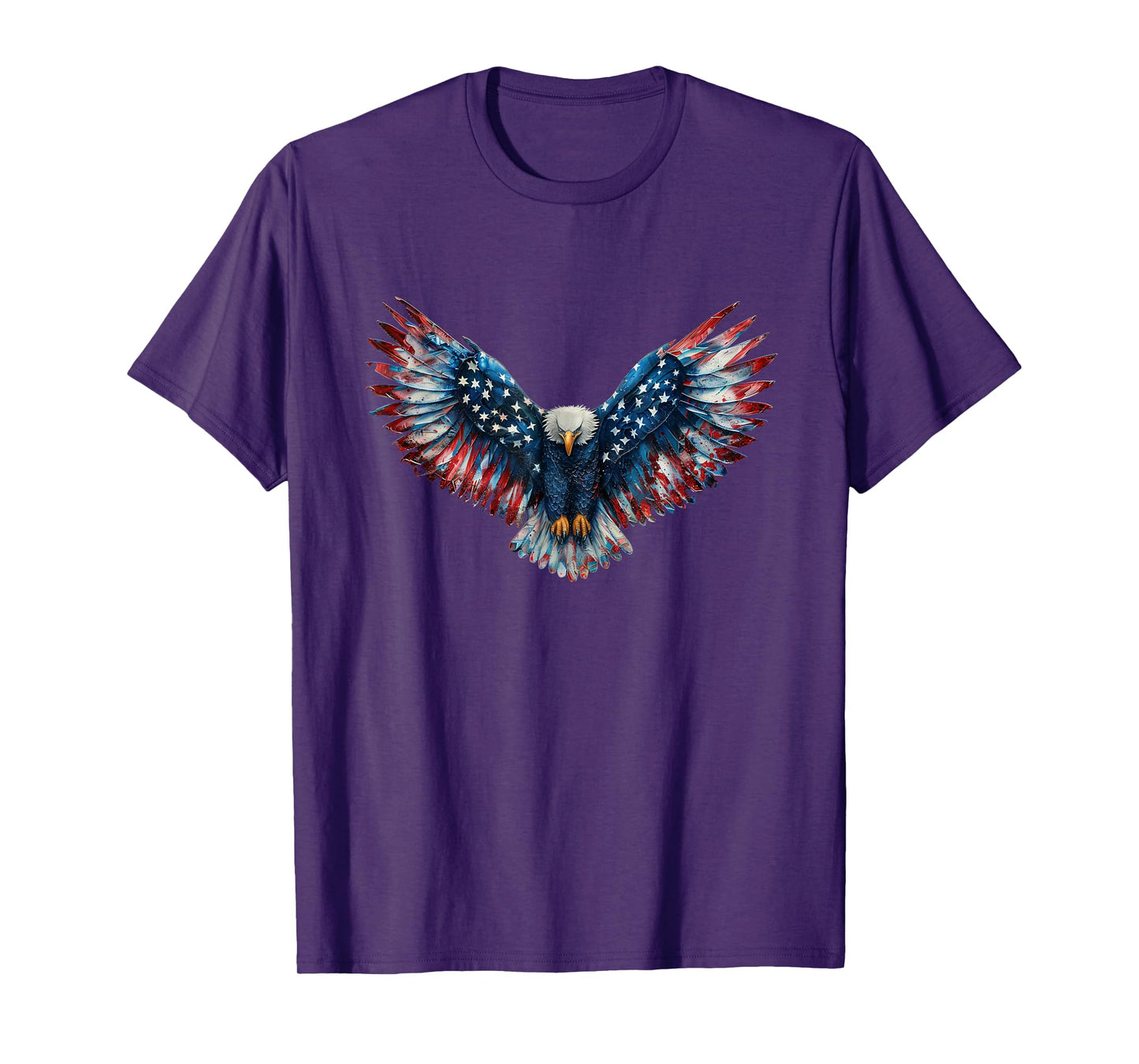 Patriotic American Design Bald Eagle Flag Love America USA T-Shirt