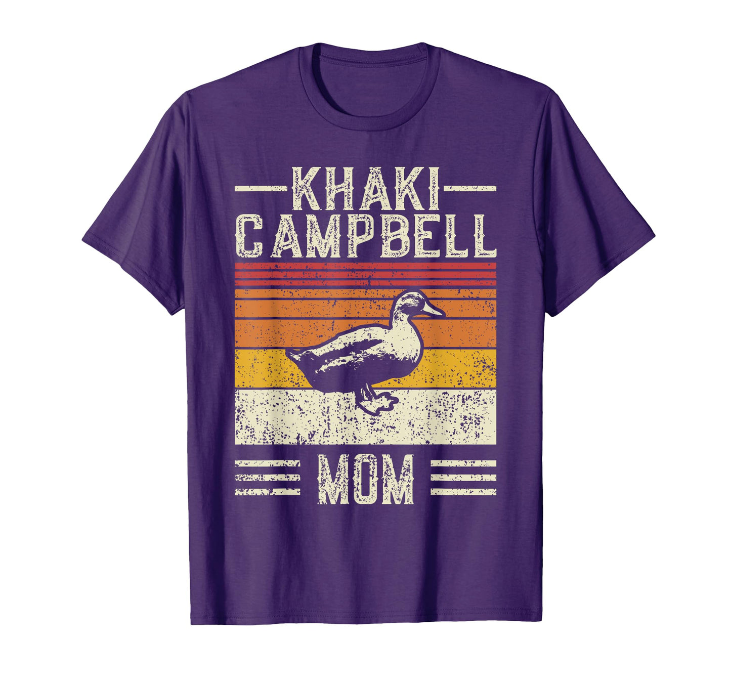 Best Duck Mom Women - Vintage Khaki Campbell T-Shirt