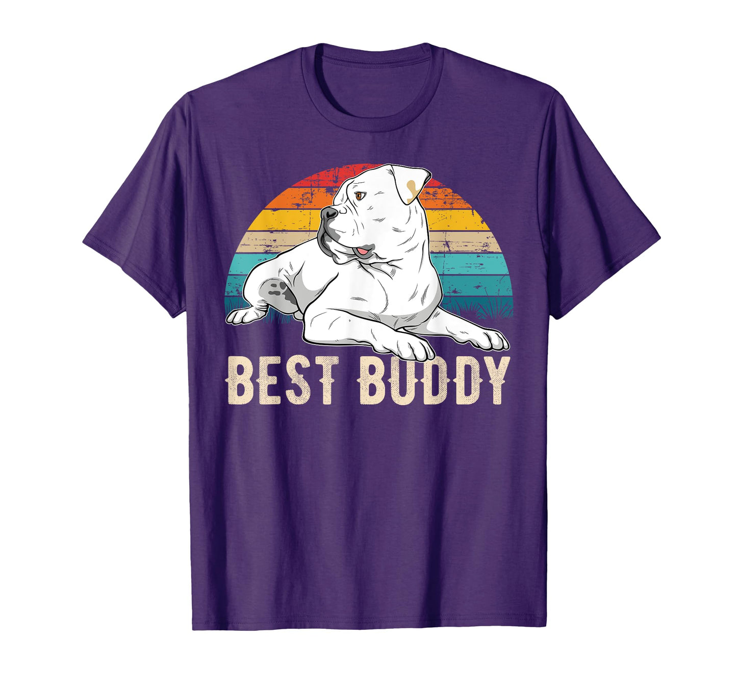 American Bulldog Old Southern White Bulldog Men Women Girls Kids T-Shirt