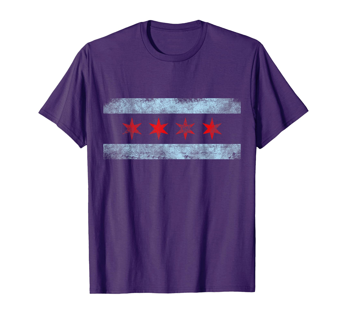 Chicago Flag Vintage T-Shirt T-Shirt