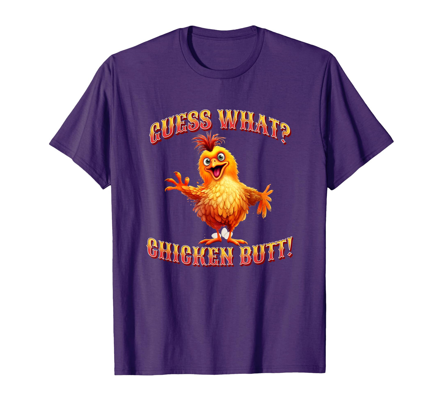 Guess What Chicken Butt Loves Peckers Yep I Talk To Chickens T-Shirt