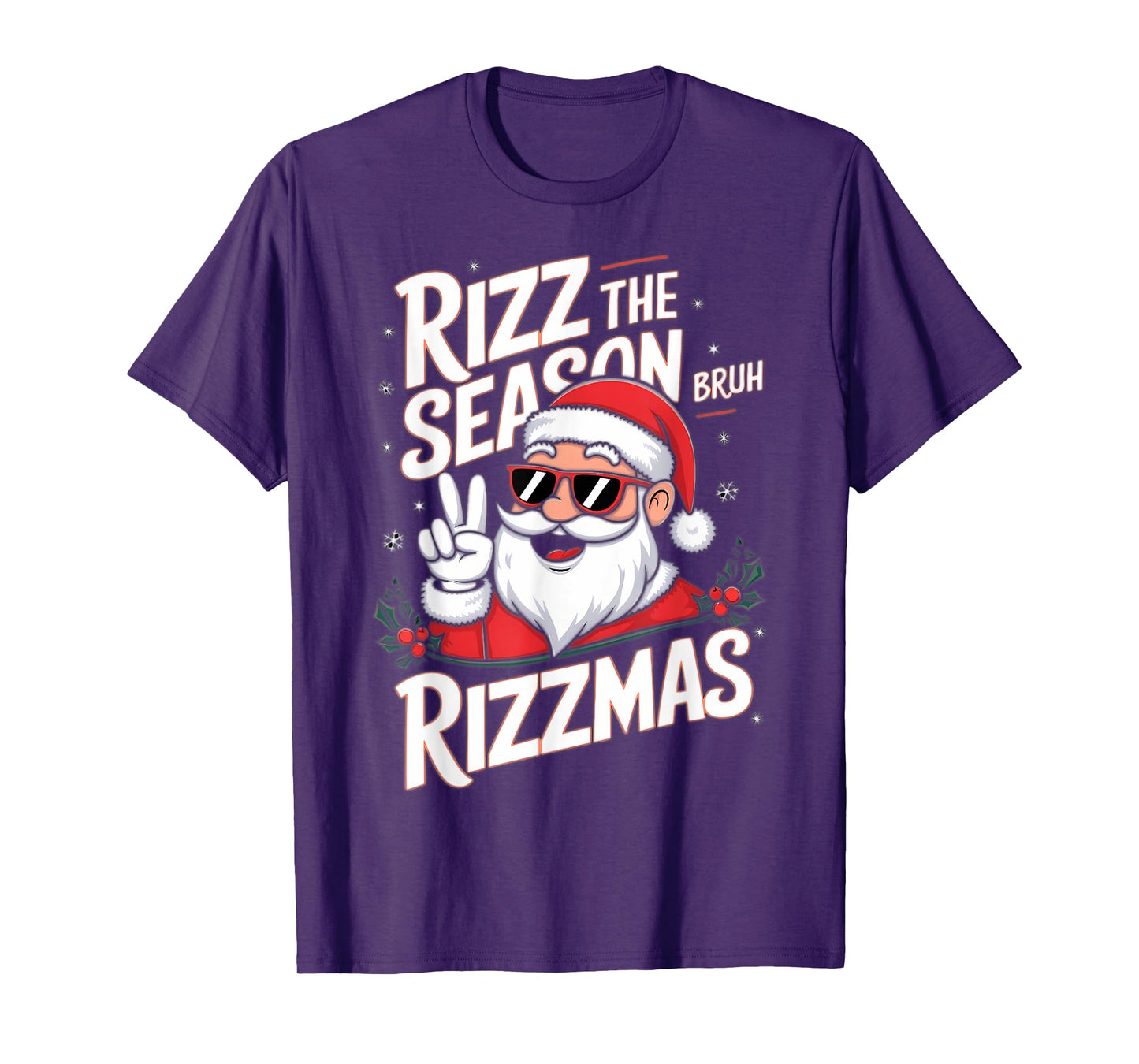 Rizz The Season Bruh Rizzmas T-Shirt