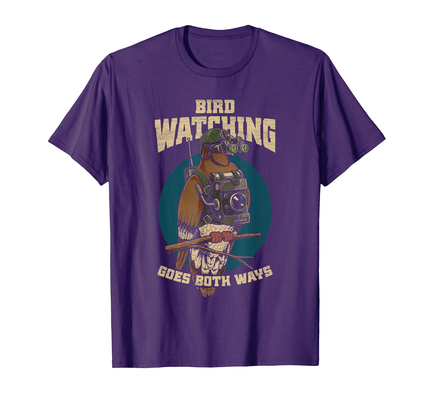 Funny Birds Not Real Shirt Bird Watching Goes Both Ways T-Shirt