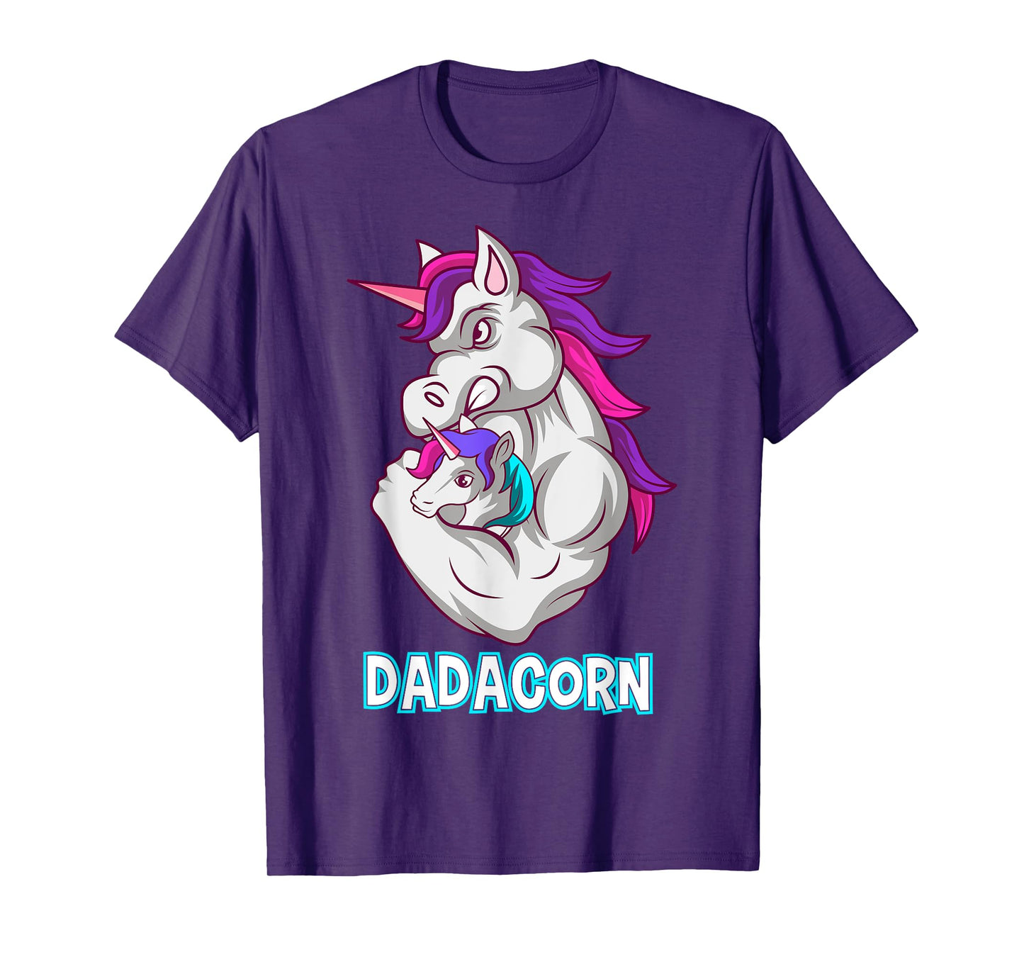 Dadacorn Unicorn Fitness Dad Baby T-Shirt