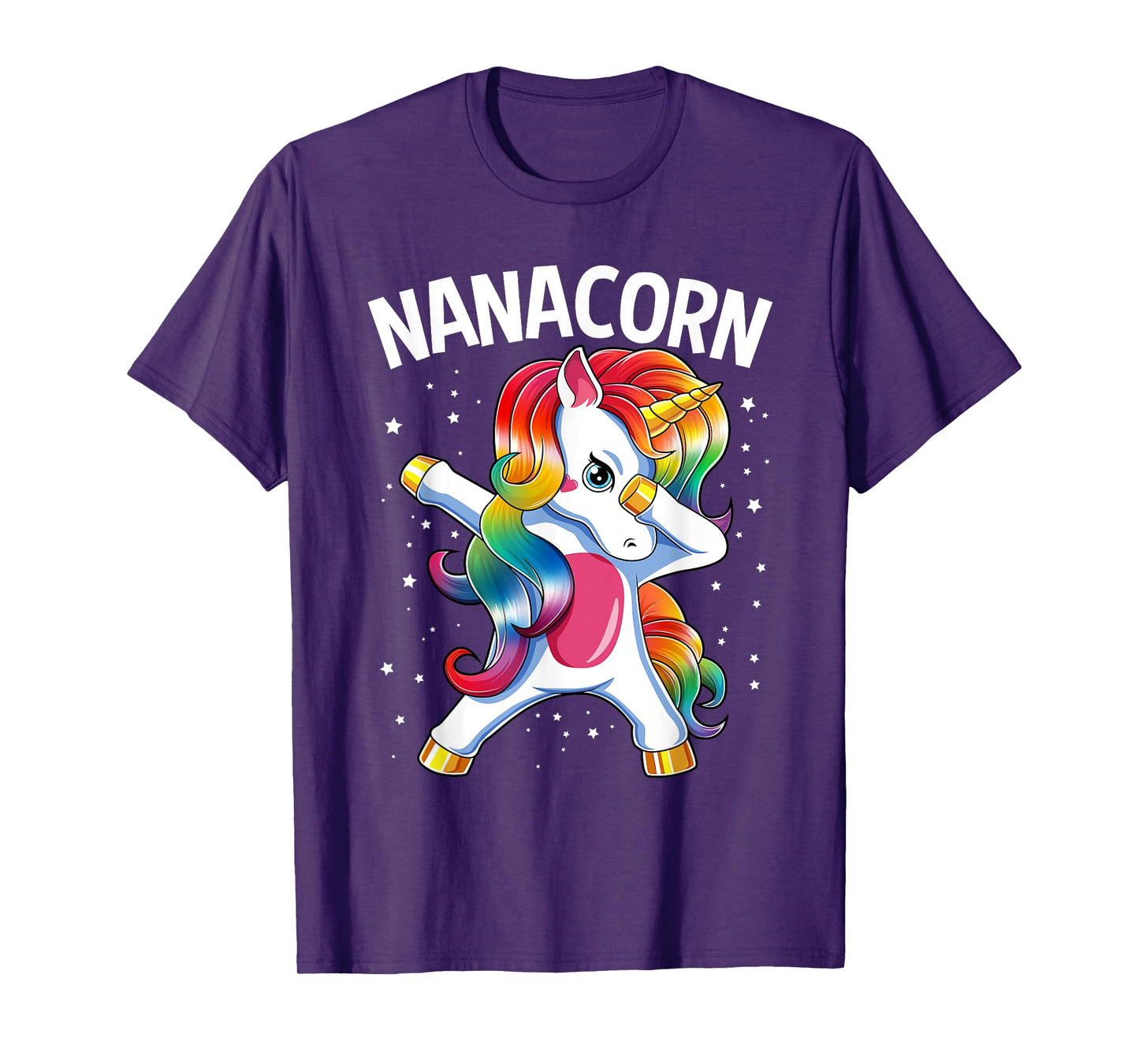 Nanacorn Dabbing Unicorn Nana Mother's Day T-Shirt