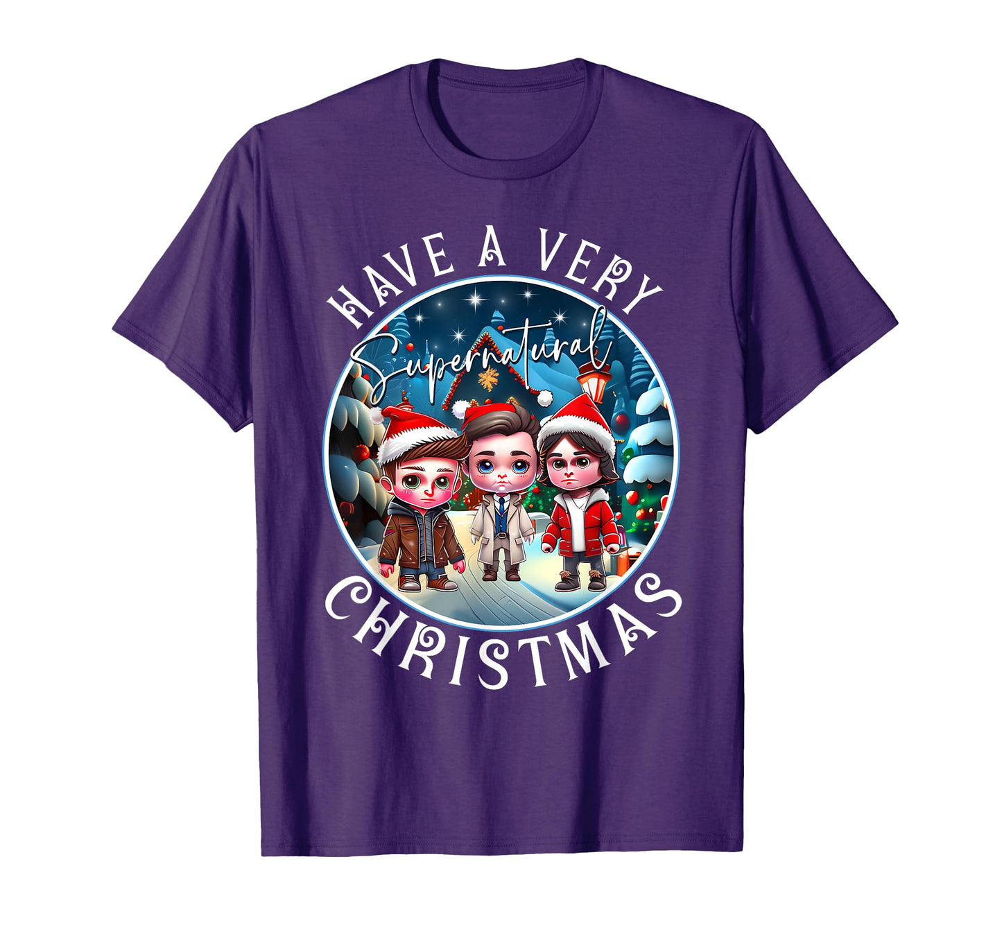 Have A Very SPN Christmas Cute Chibi T-Shirt