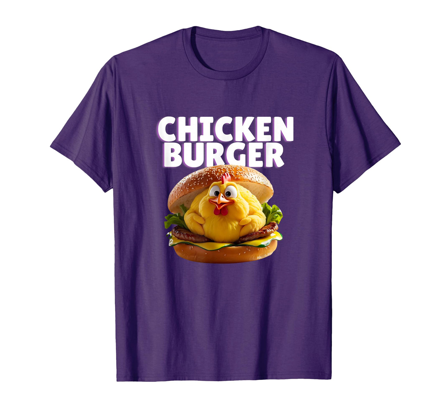 Chicken Burgers Finger Licking Chickens T-Shirt