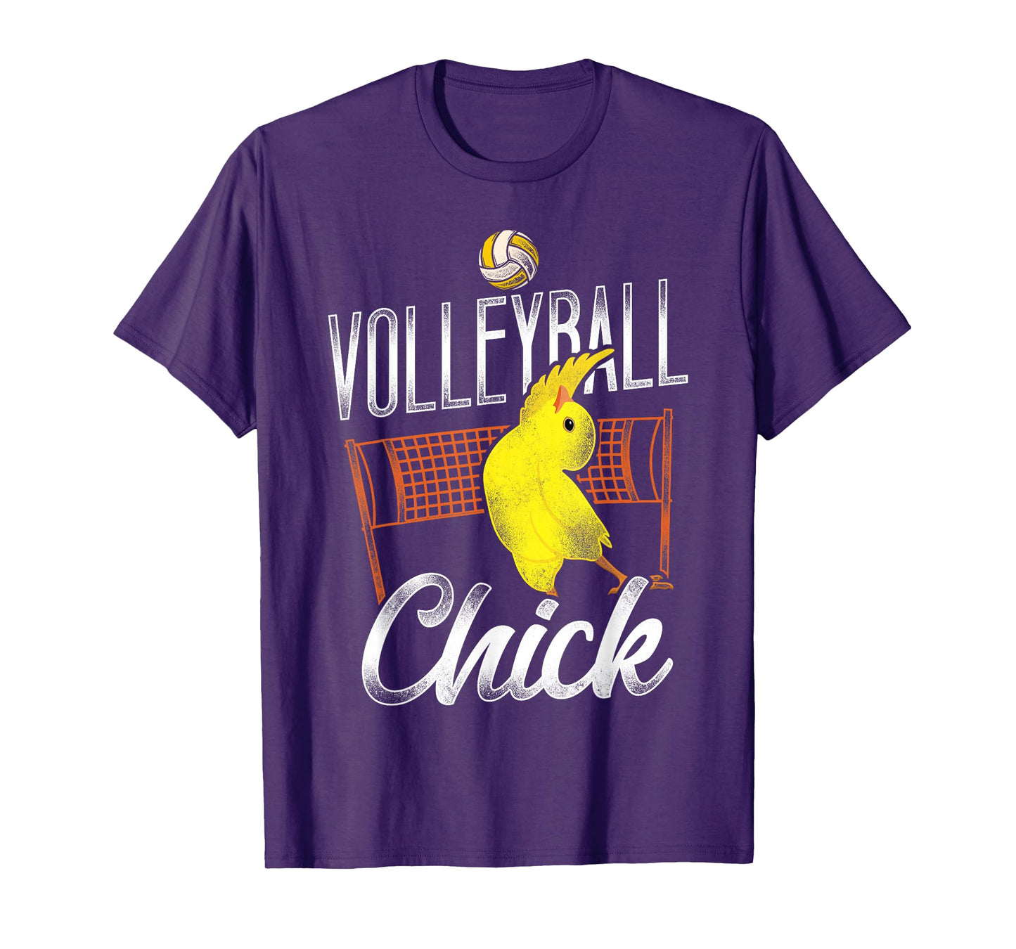 Volleyball Player Team Chicken Vintage Volleyball Chick T-Shirt