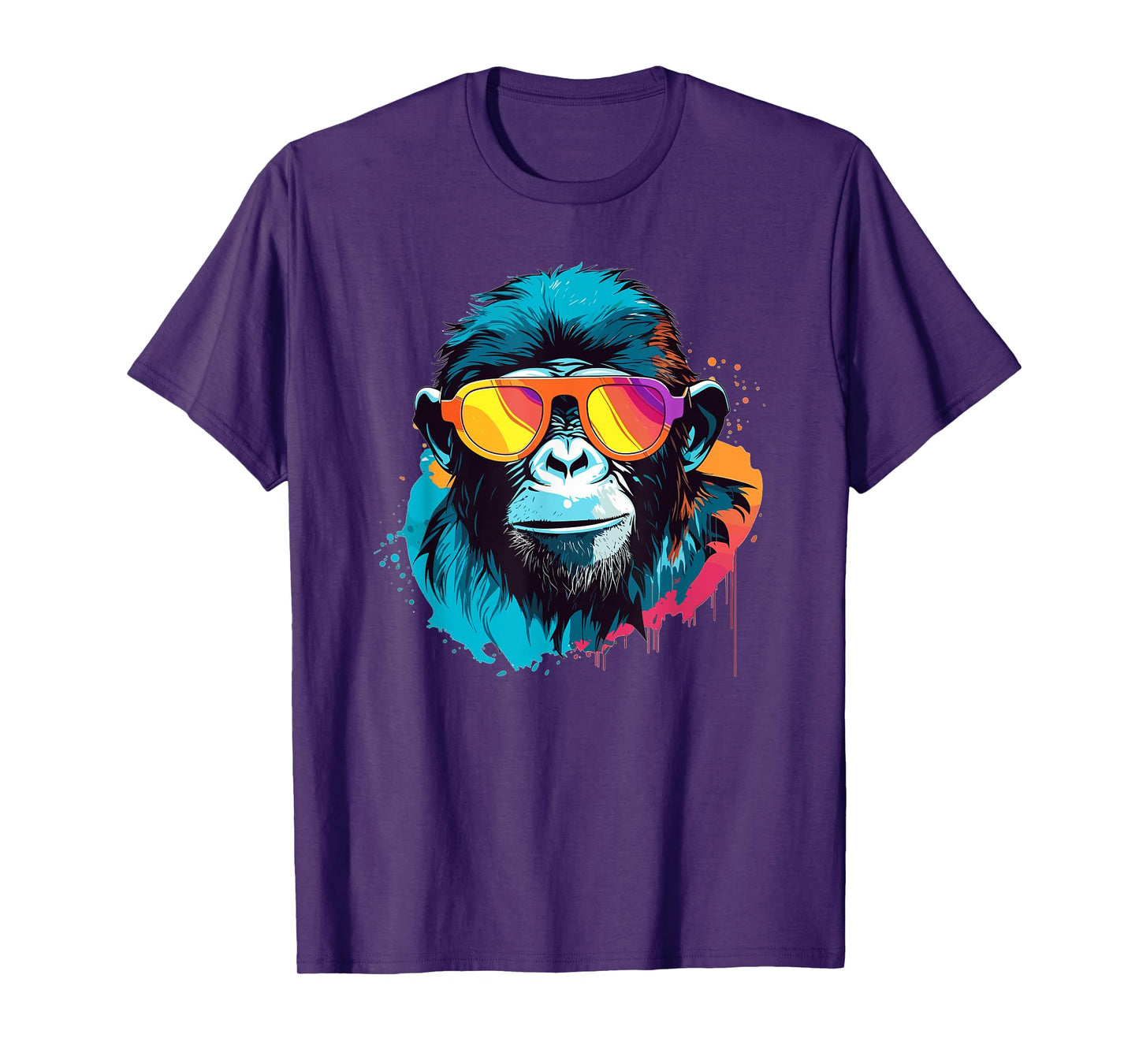 Chill Monkey with Sunglasses Swag T-Shirt